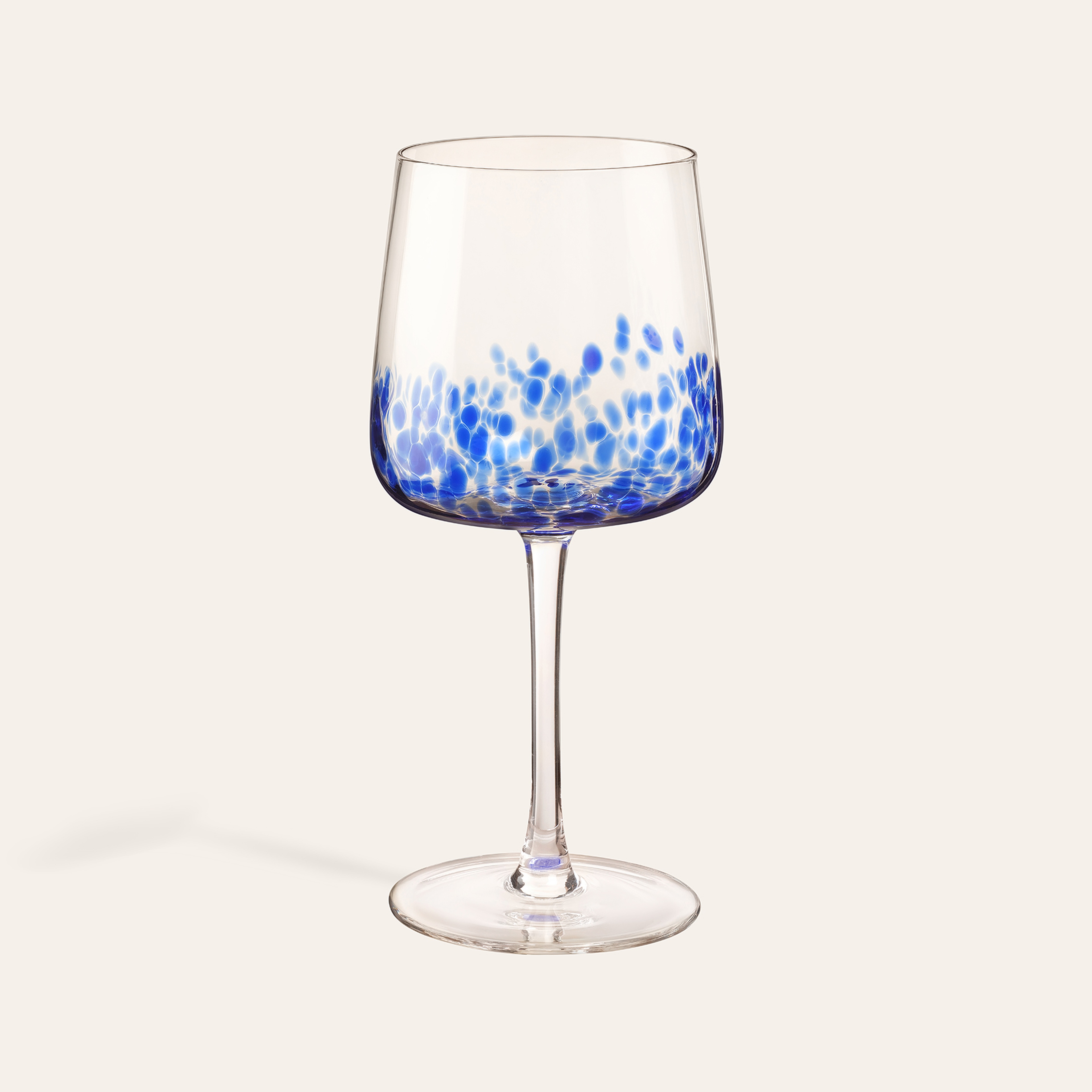 Henan Cam Kadeh 480 Ml Mavi