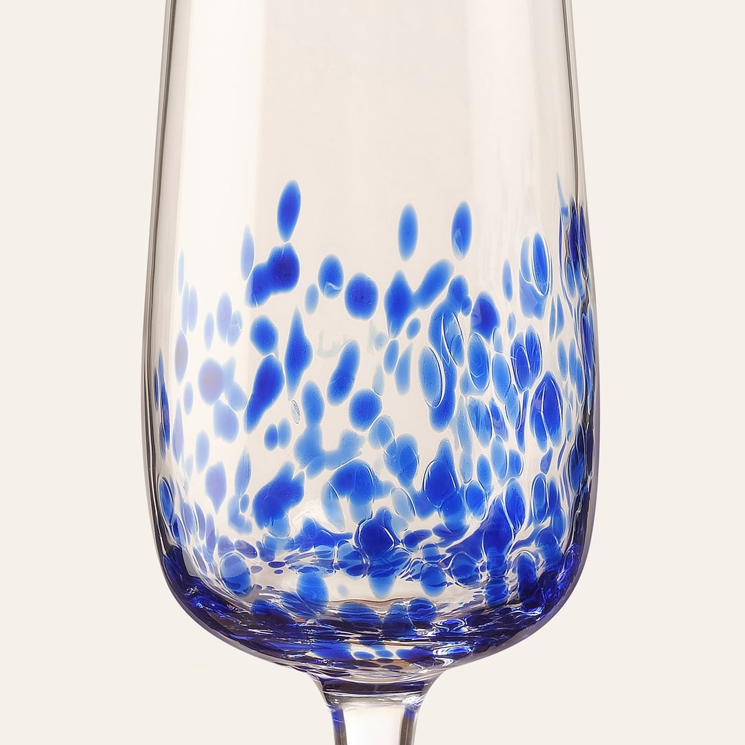 Henan Cam Kadeh 270 Ml Mavi