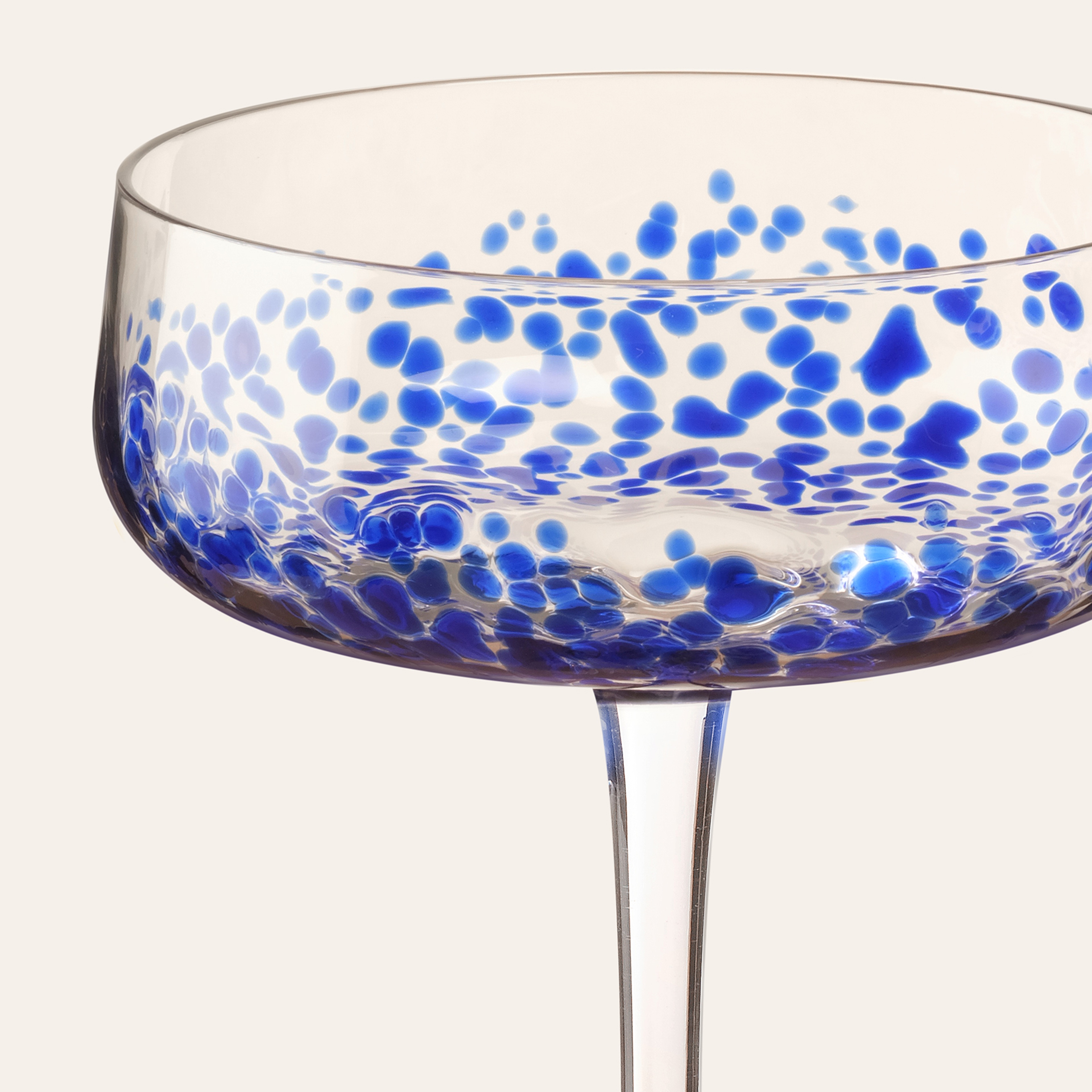 Henan Cam Kadeh 260 Ml Mavi