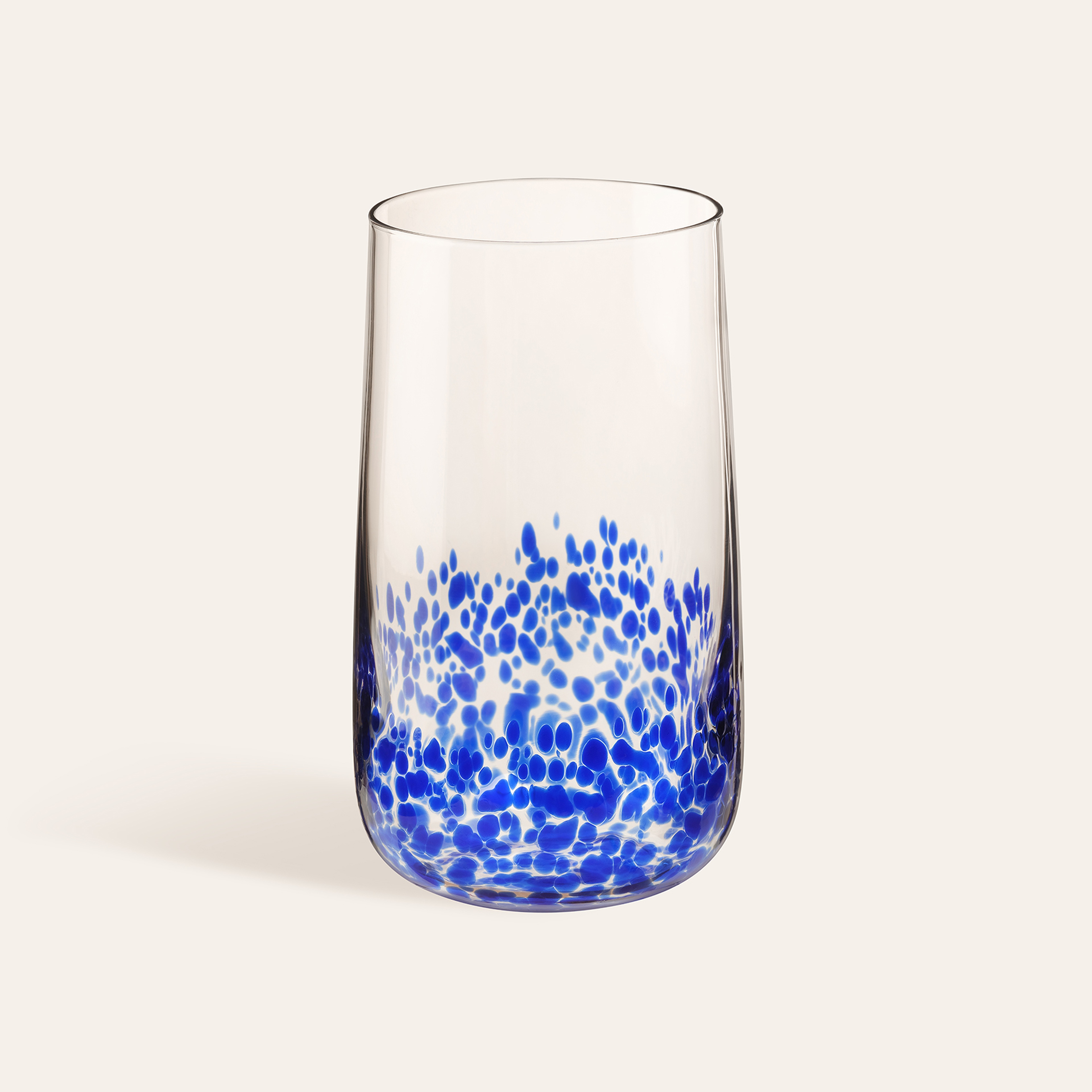 Henan Cam Meşrubat Bardağı 500 Ml Mavi