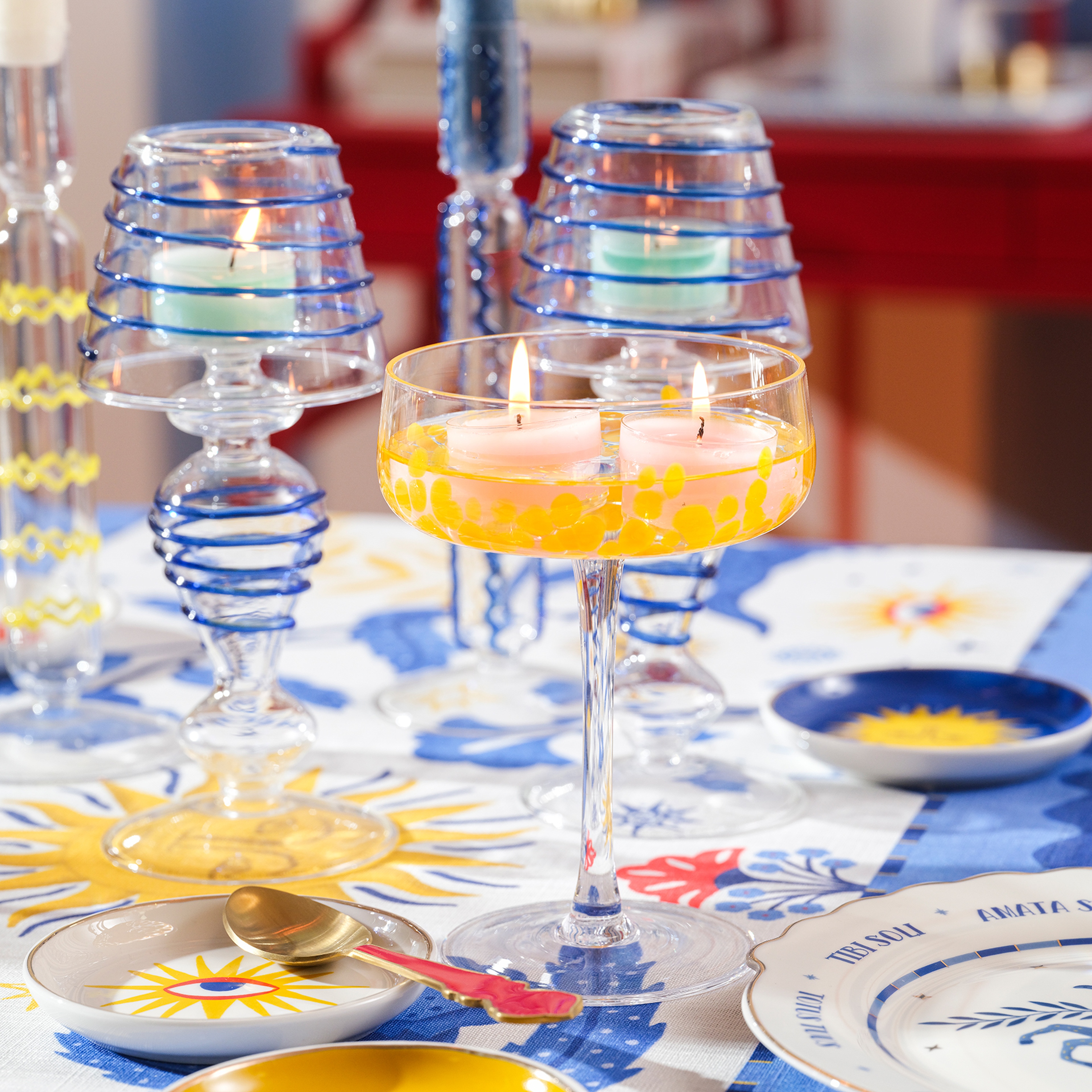 Henan Cam Kadeh 260 Ml Sarı