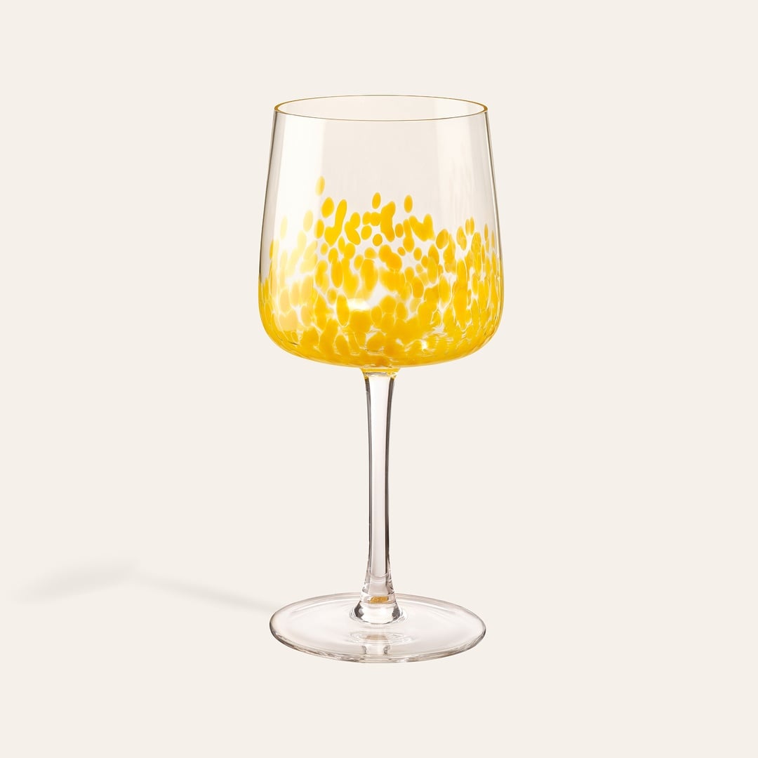 Henan Cam Kadeh 480 Ml Sarı