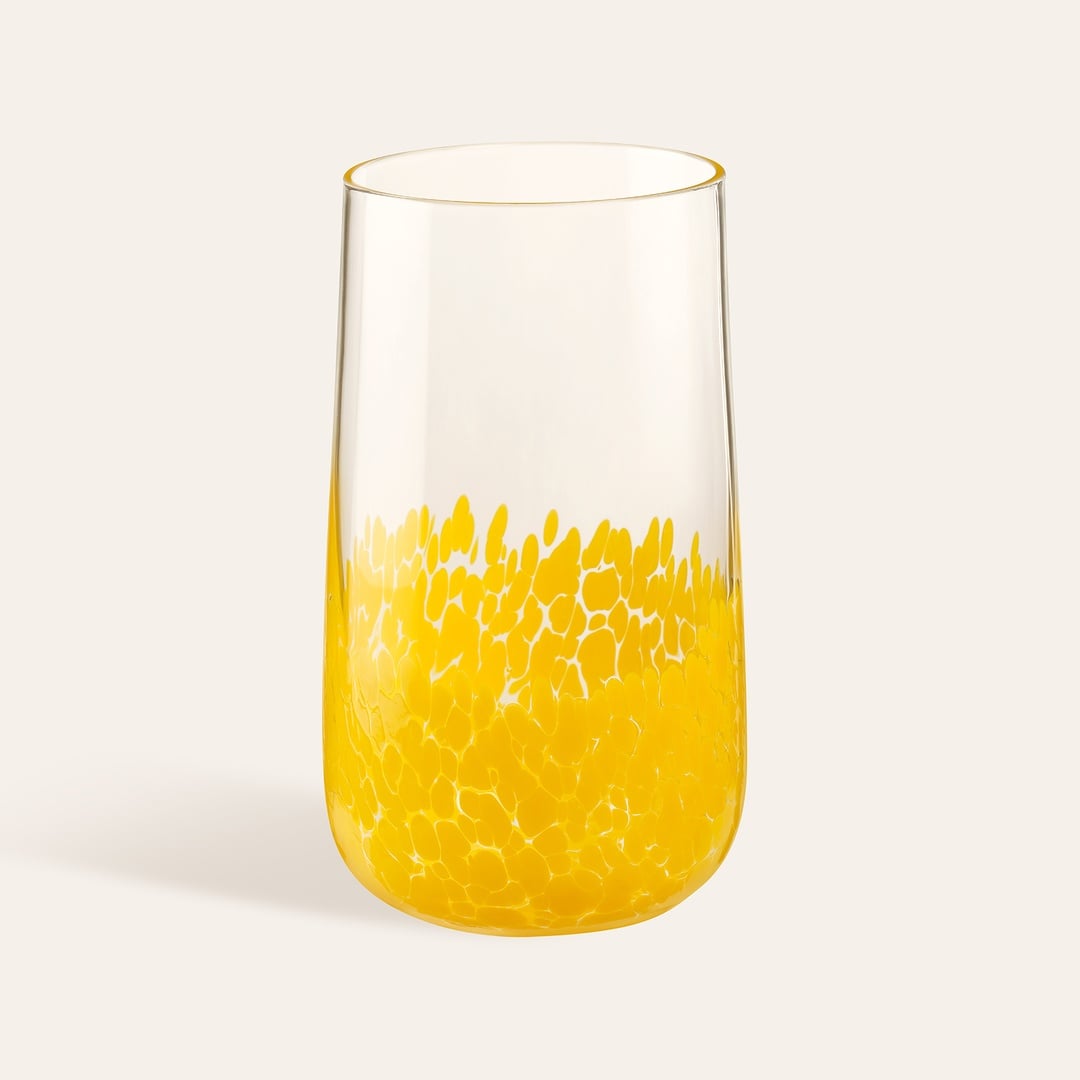 Henan Cam Meşrubat Bardağı 500 Ml Sarı