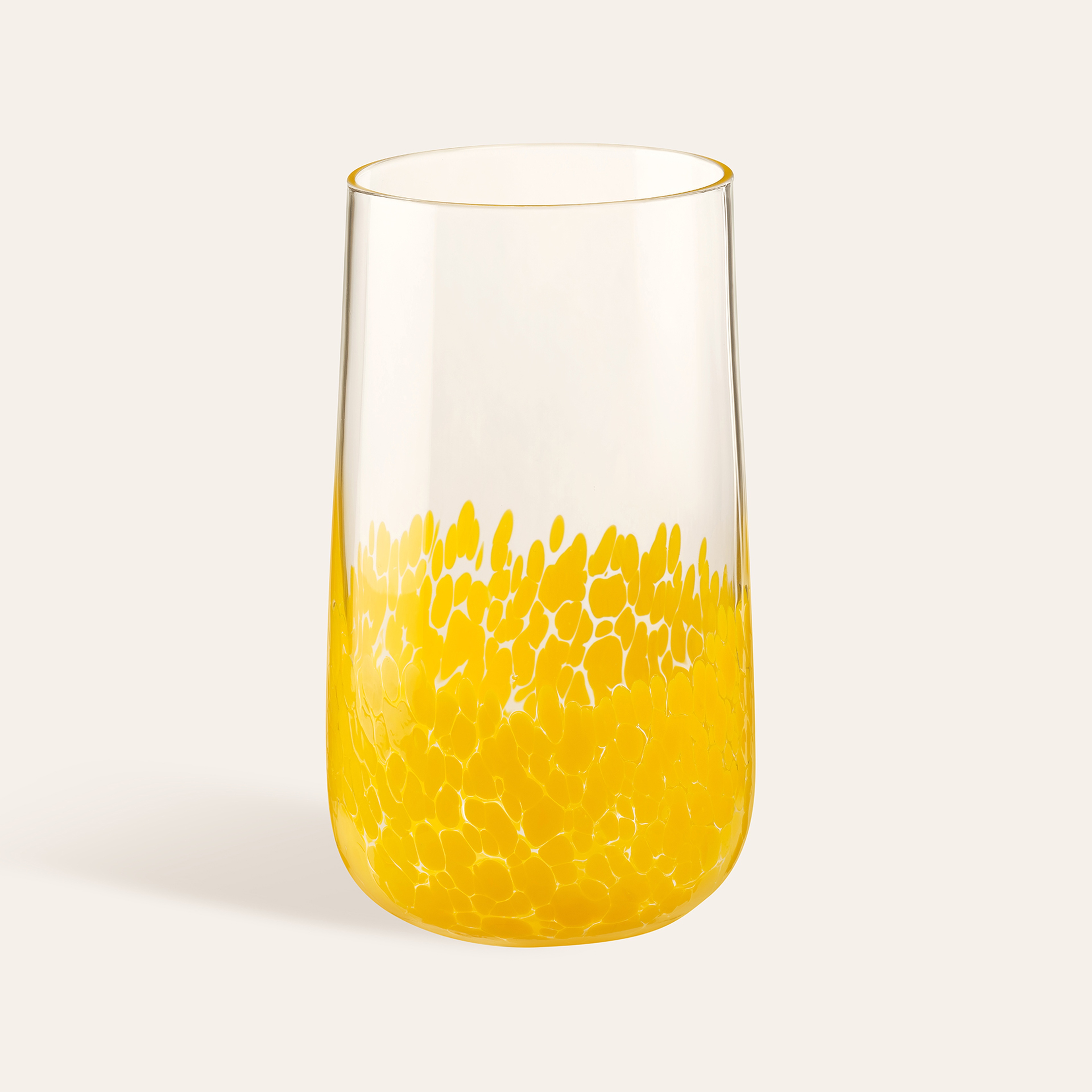 Henan Cam Meşrubat Bardağı 500 Ml Sarı