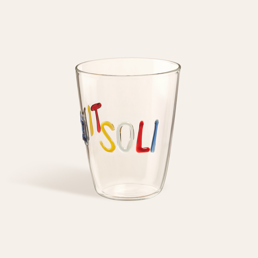 Henan Borosilikat Cam Su Bardağı 400 Ml Renkli