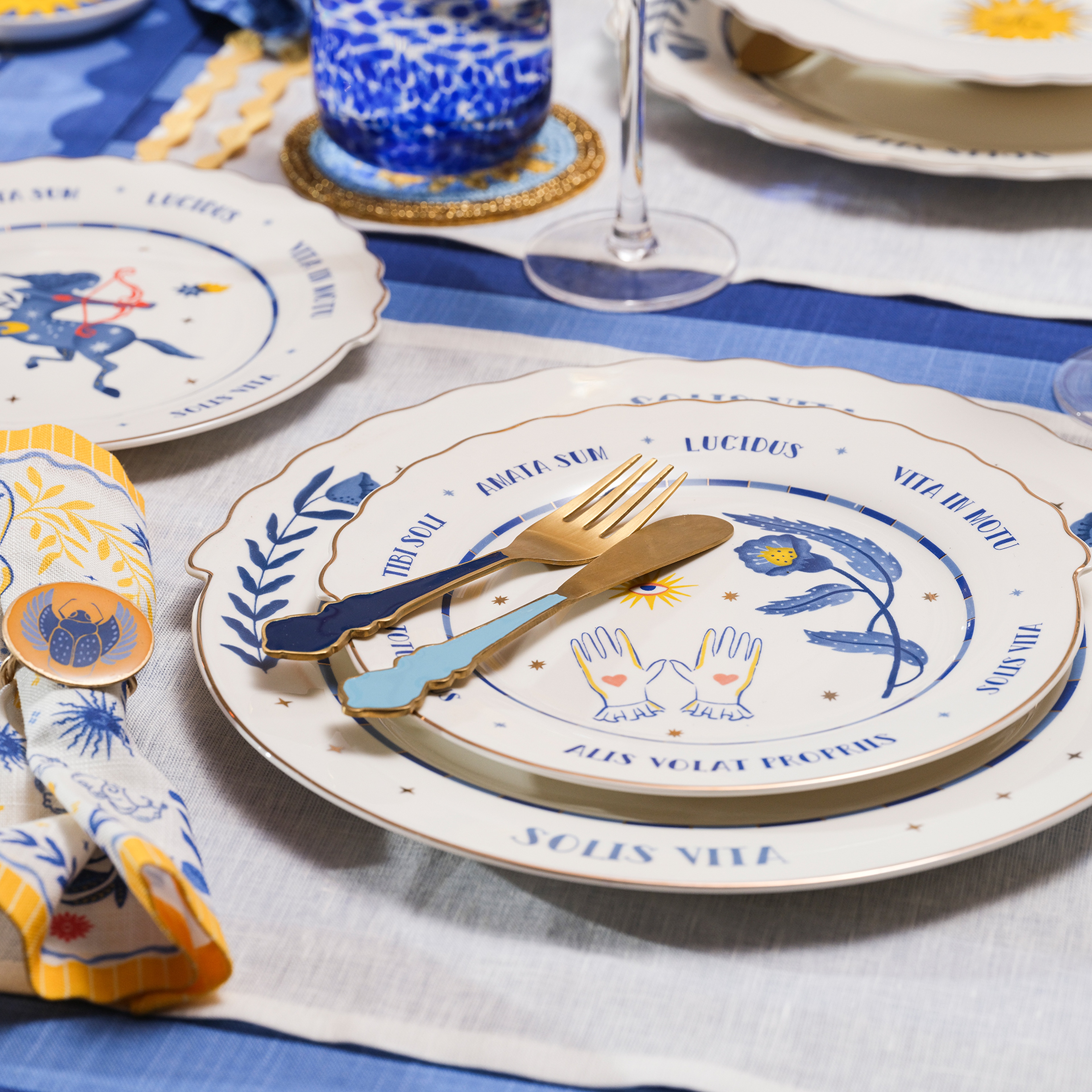 Rampur Çelik Servis Seti 10x15x2 Cm Renkli