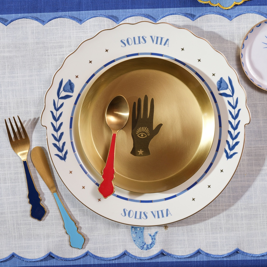 Rampur Çelik Servis Seti 10x15x2 Cm Renkli