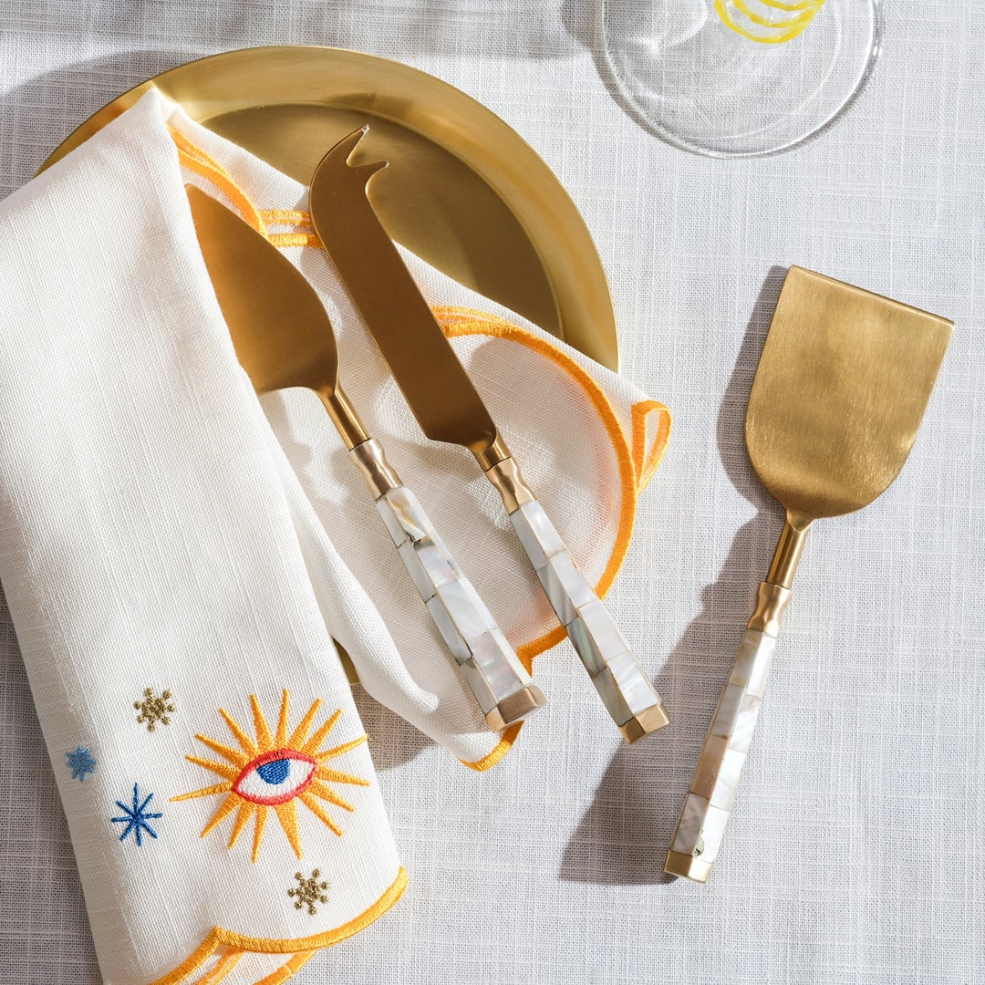 Rampur Çelik Servis Seti 16x4 Cm Gold