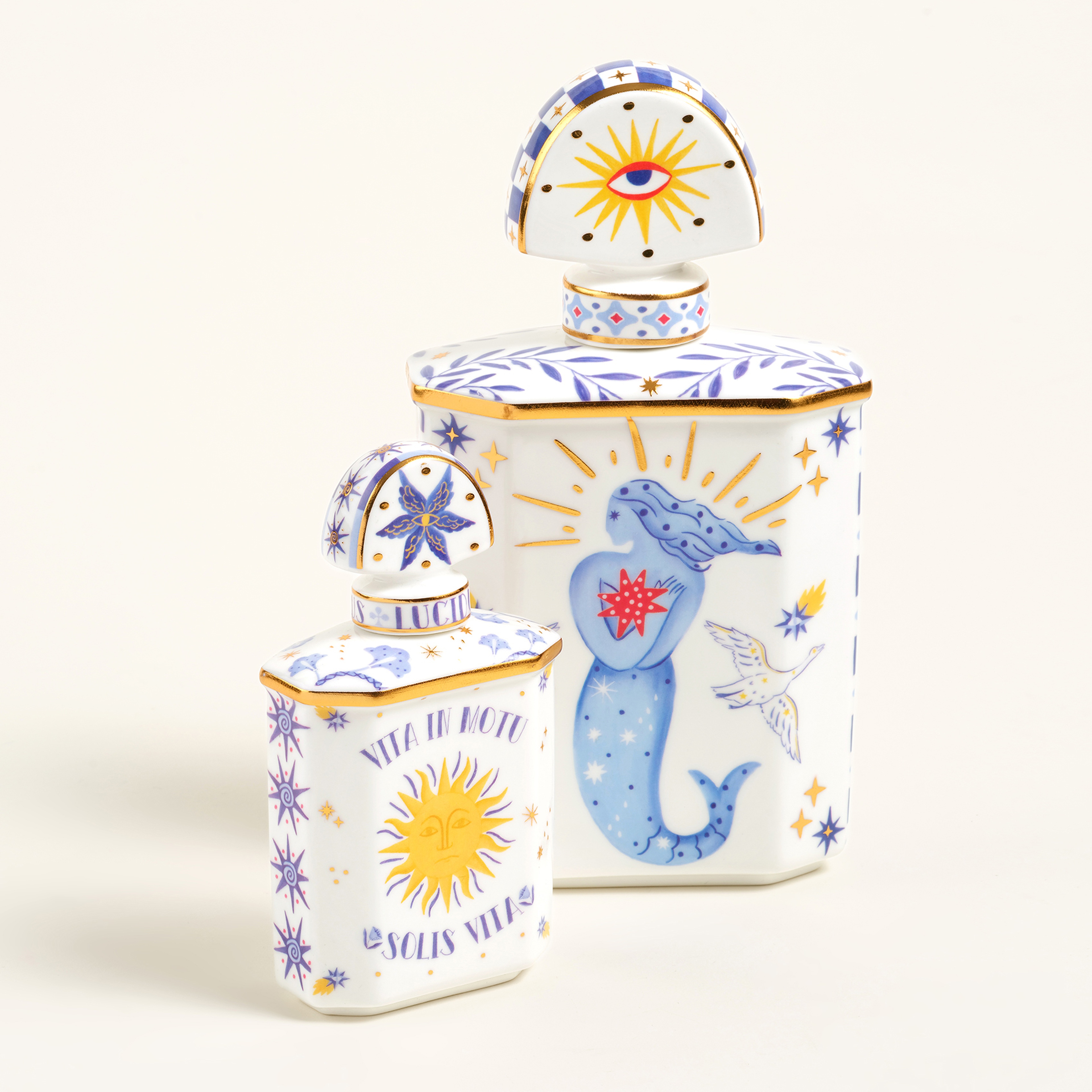 Shekou Porselen Dekoratif Obje 100 Ml Renkli