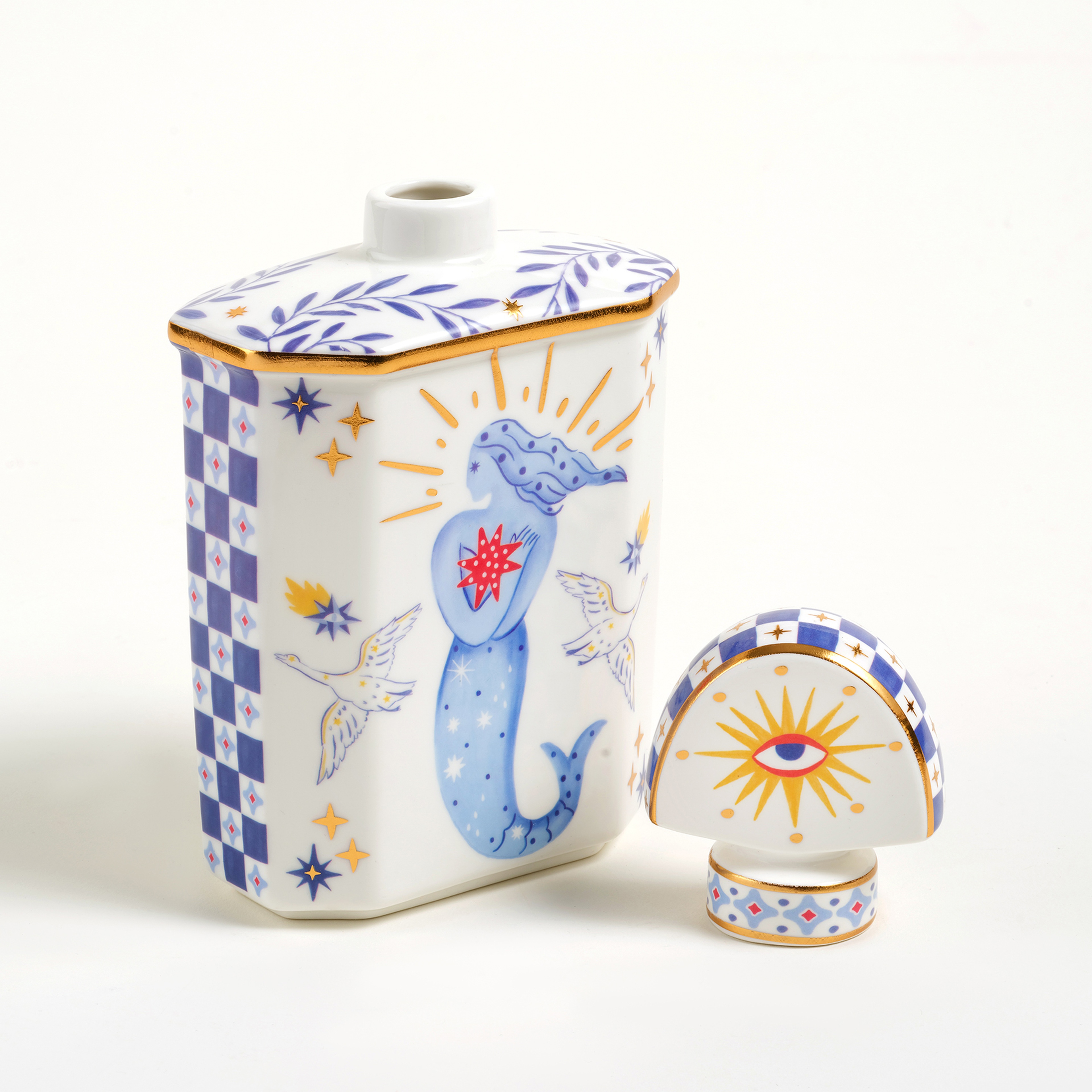 Shekou Porselen Dekoratif Obje 375 Ml Renkli