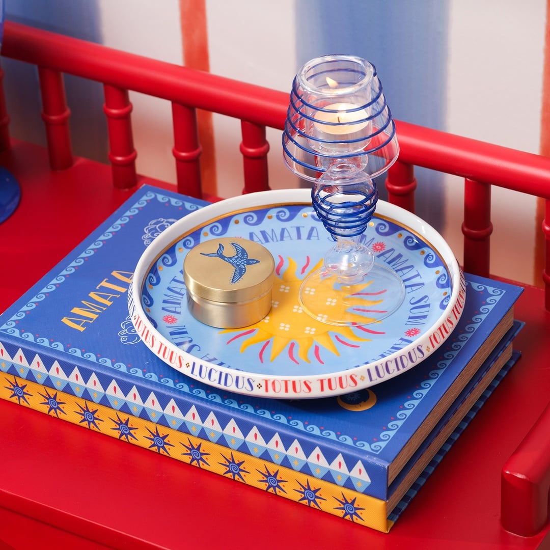 Shekou Porselen Dekoratif Obje 26x26x3 Cm Renkli