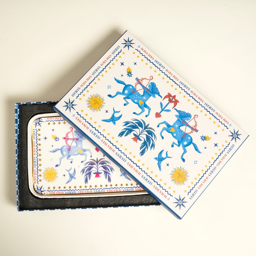 Shekou Porselen Dekoratif Obje 31 X 20 X 3 Cm Renkli