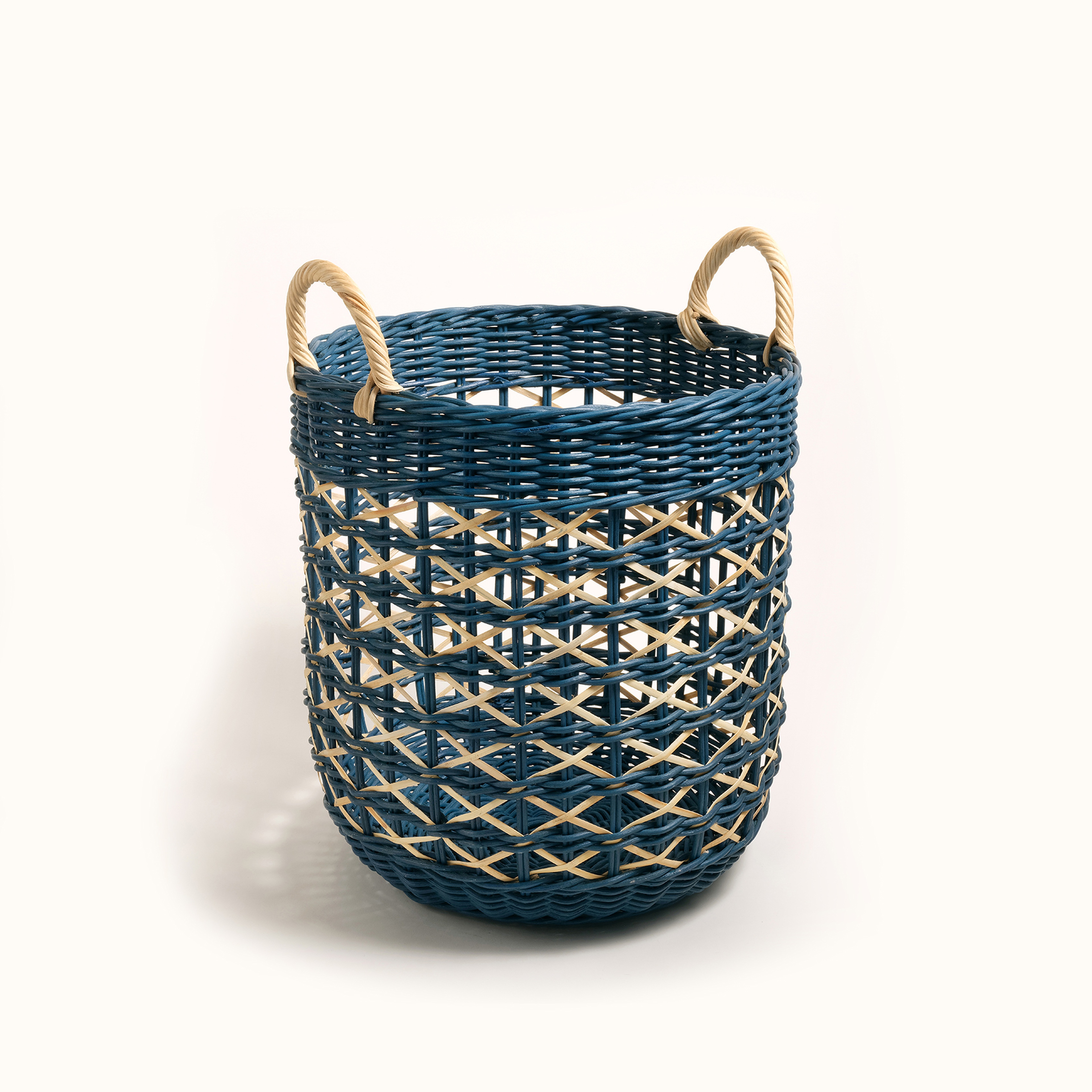 Java Rattan Sepet 34 Cm Lacivert