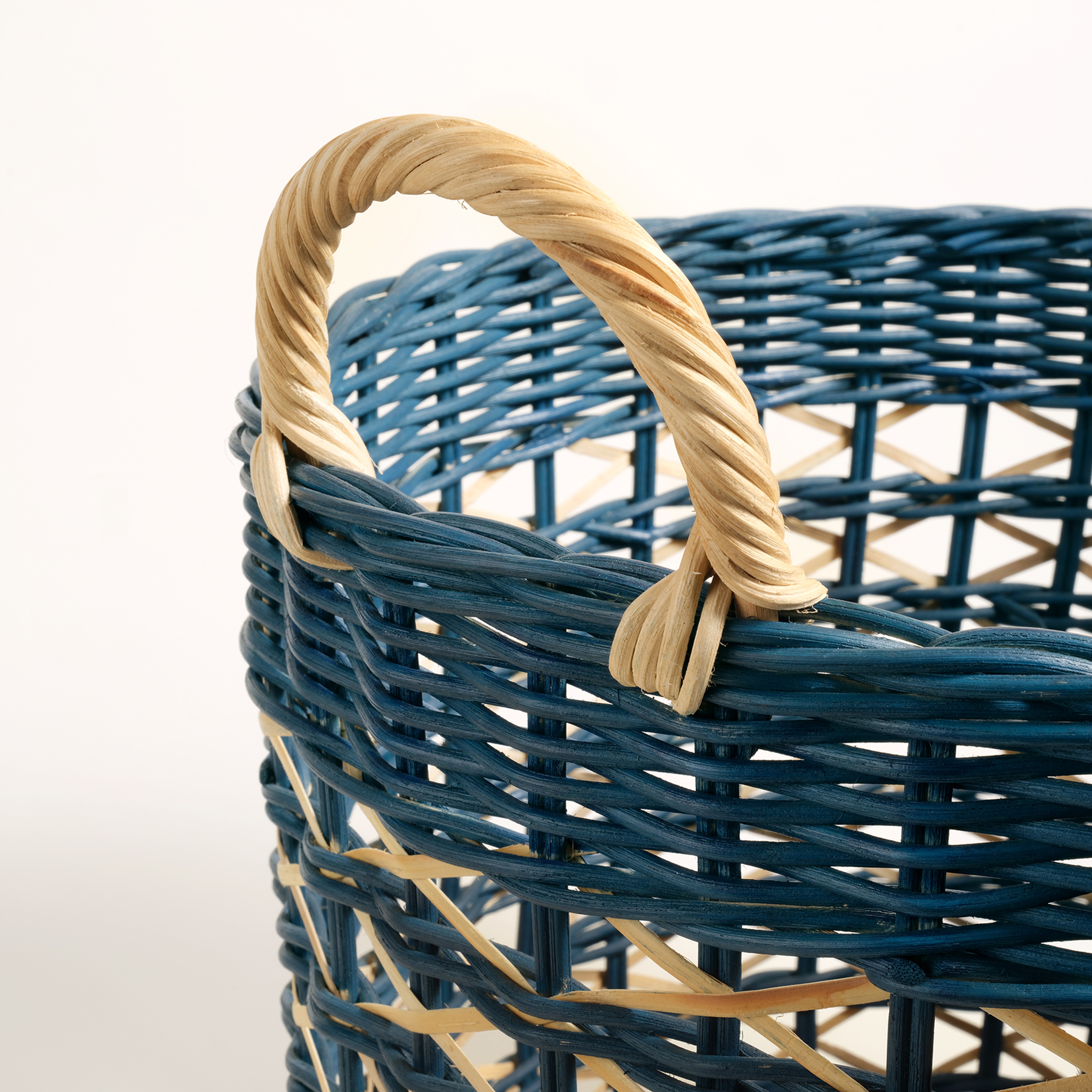 Java Rattan Sepet 39 Cm Lacivert