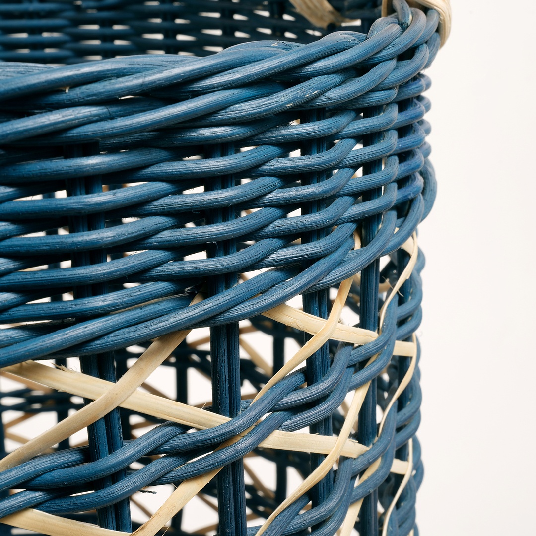 Java Rattan Sepet 39 Cm Lacivert