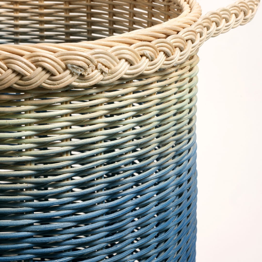 Java Rattan Sepet 25 Cm Mavi