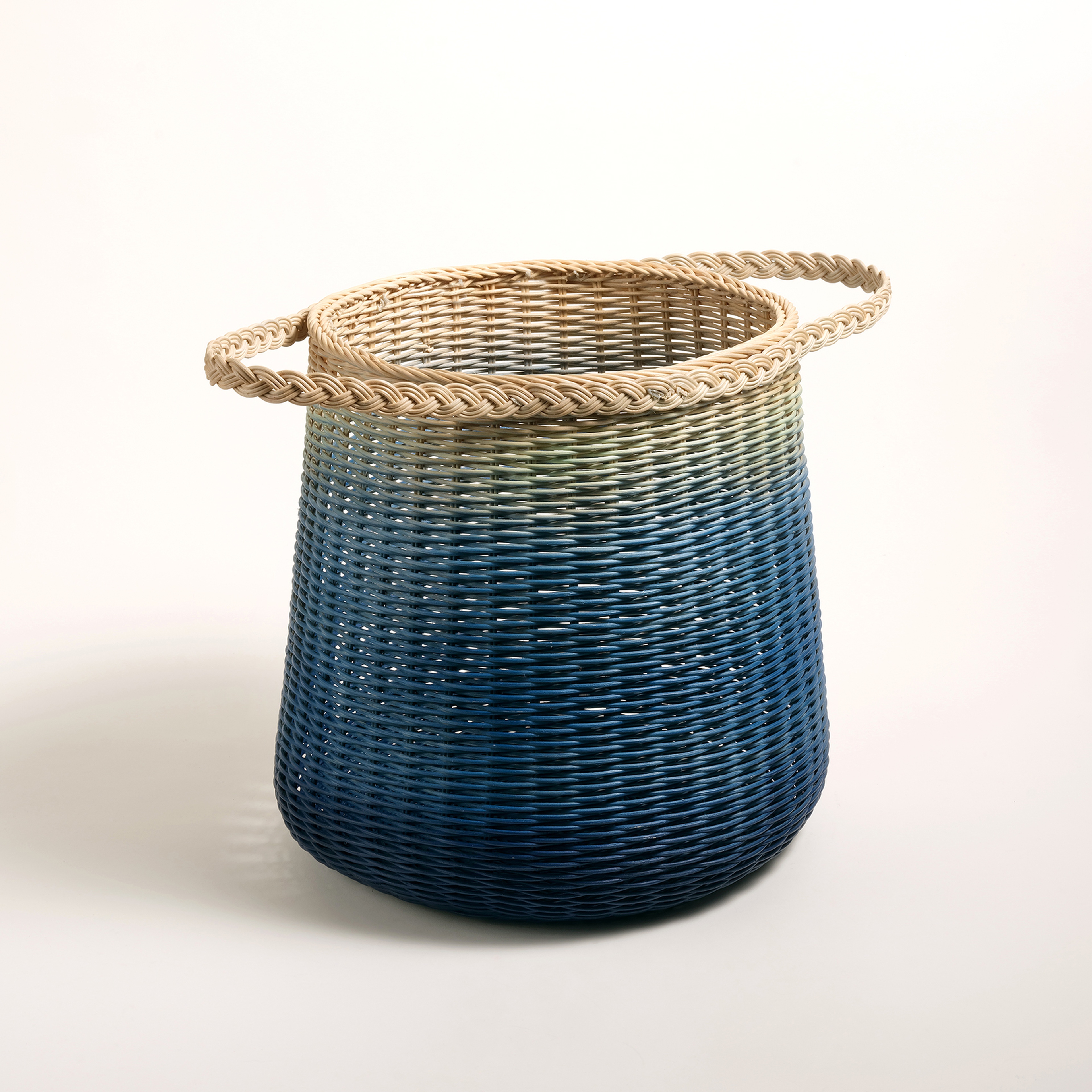 Java Rattan Sepet 36 Cm Mavi