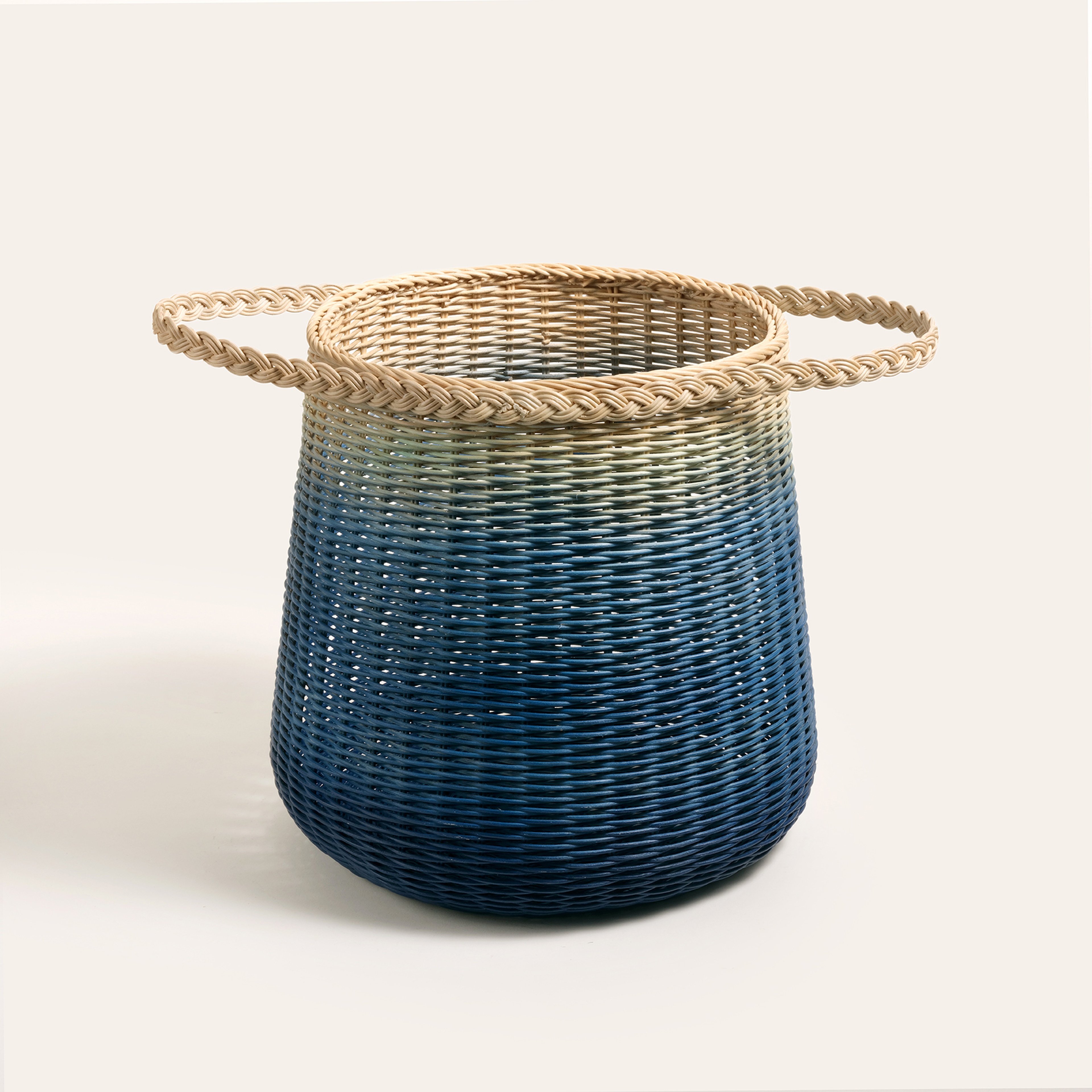 Java Rattan Sepet 36 Cm Mavi