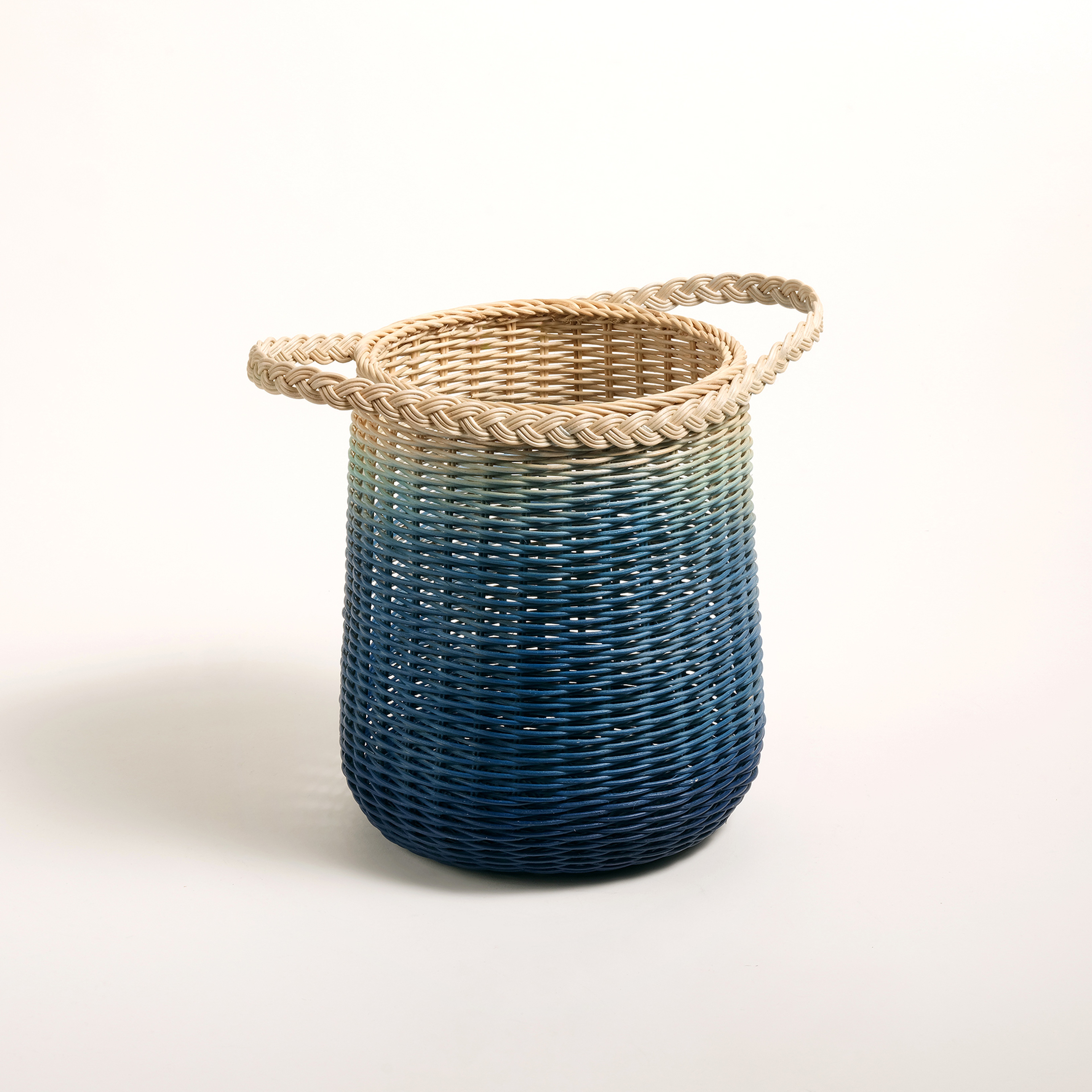 Java Rattan Sepet 30 Cm Mavi