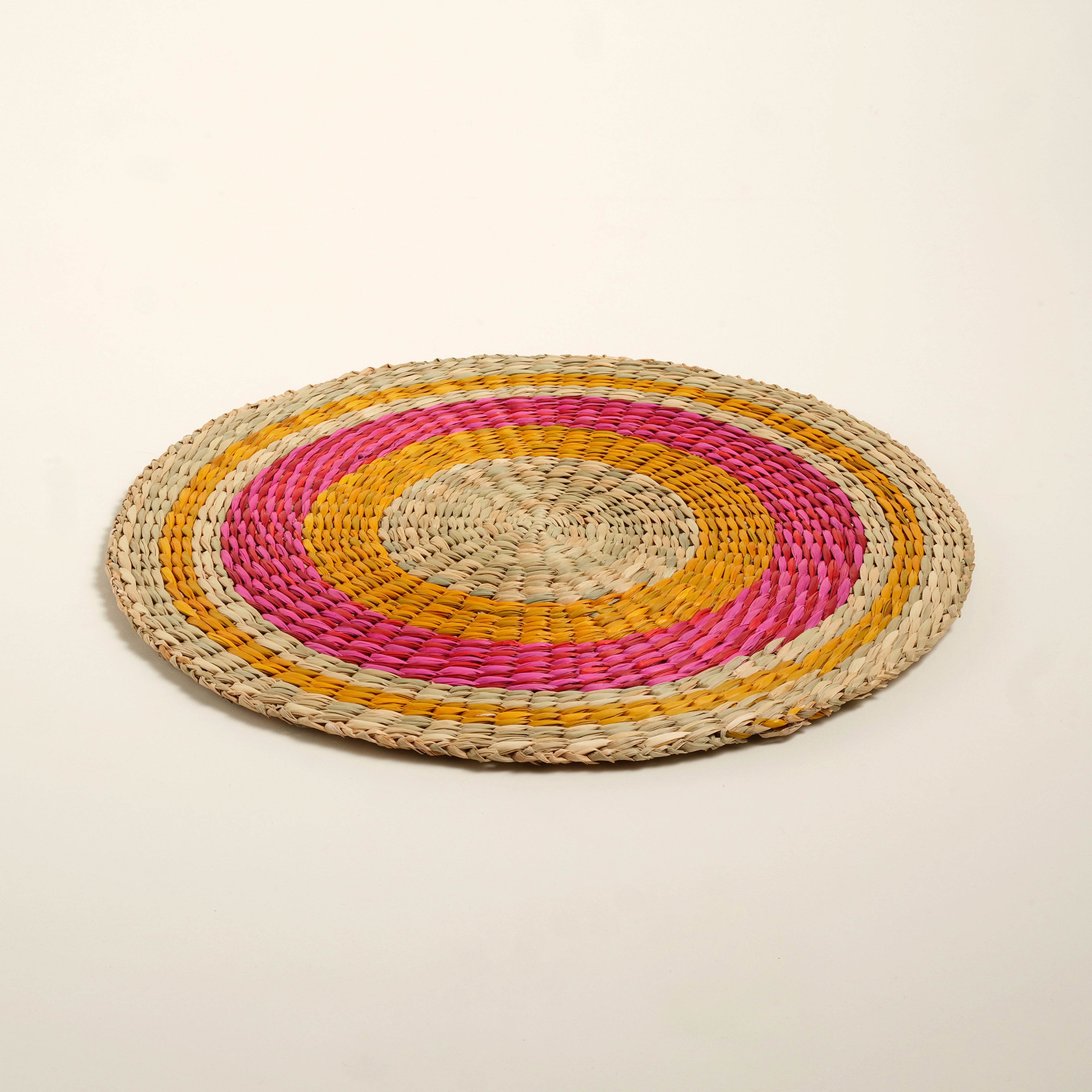 Tam Dao Deniz Çayırı Amerikan Servis 38 Cm Fuşya - Sarı