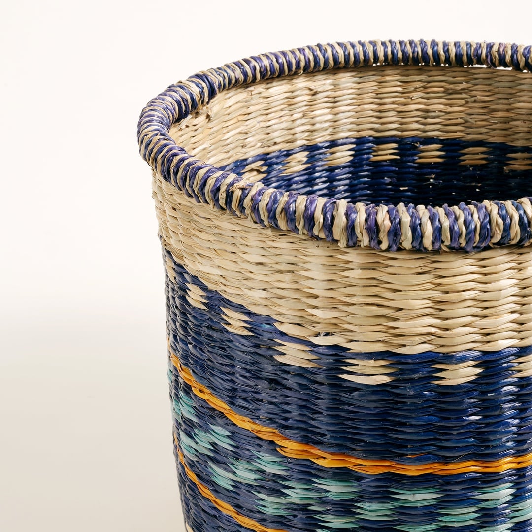 Tam Dao Deniz Çayırı Sepet 26x26 Cm Renkli