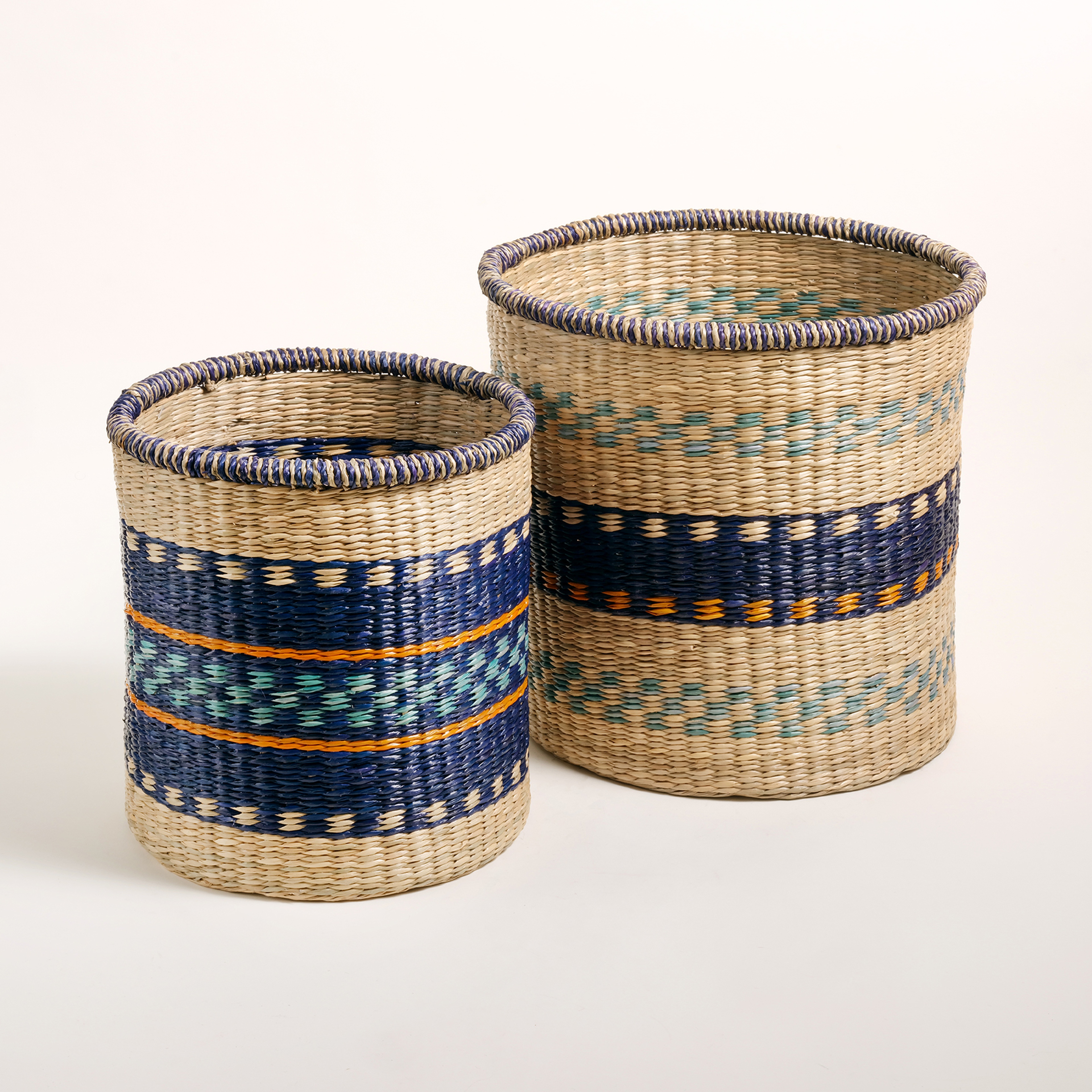 Tam Dao Deniz Çayırı Sepet 26x26 Cm Renkli