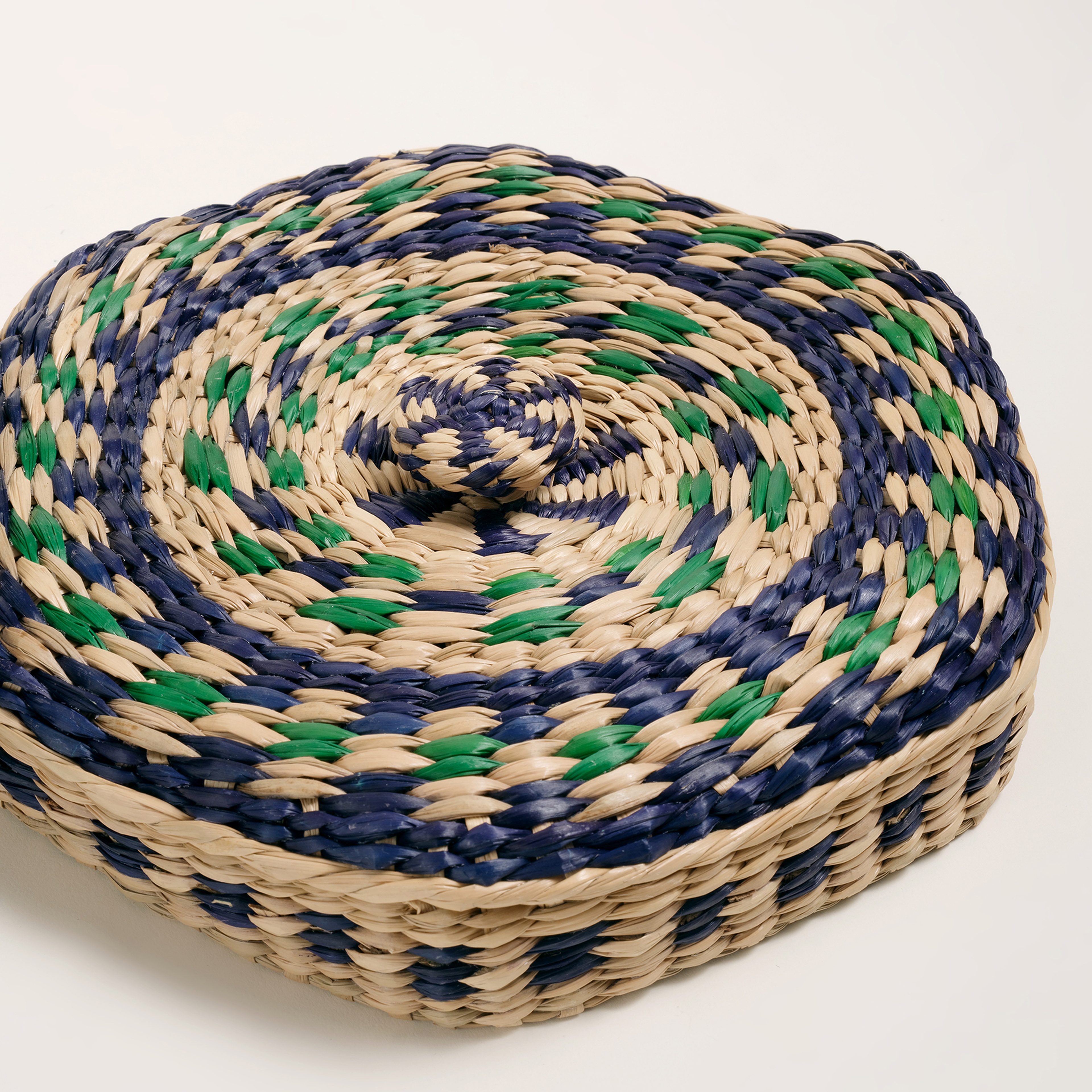 Tam Dao Deniz Çayırı Dekoratif Kutu 22x13 Cm Lacıvert - Yeşil