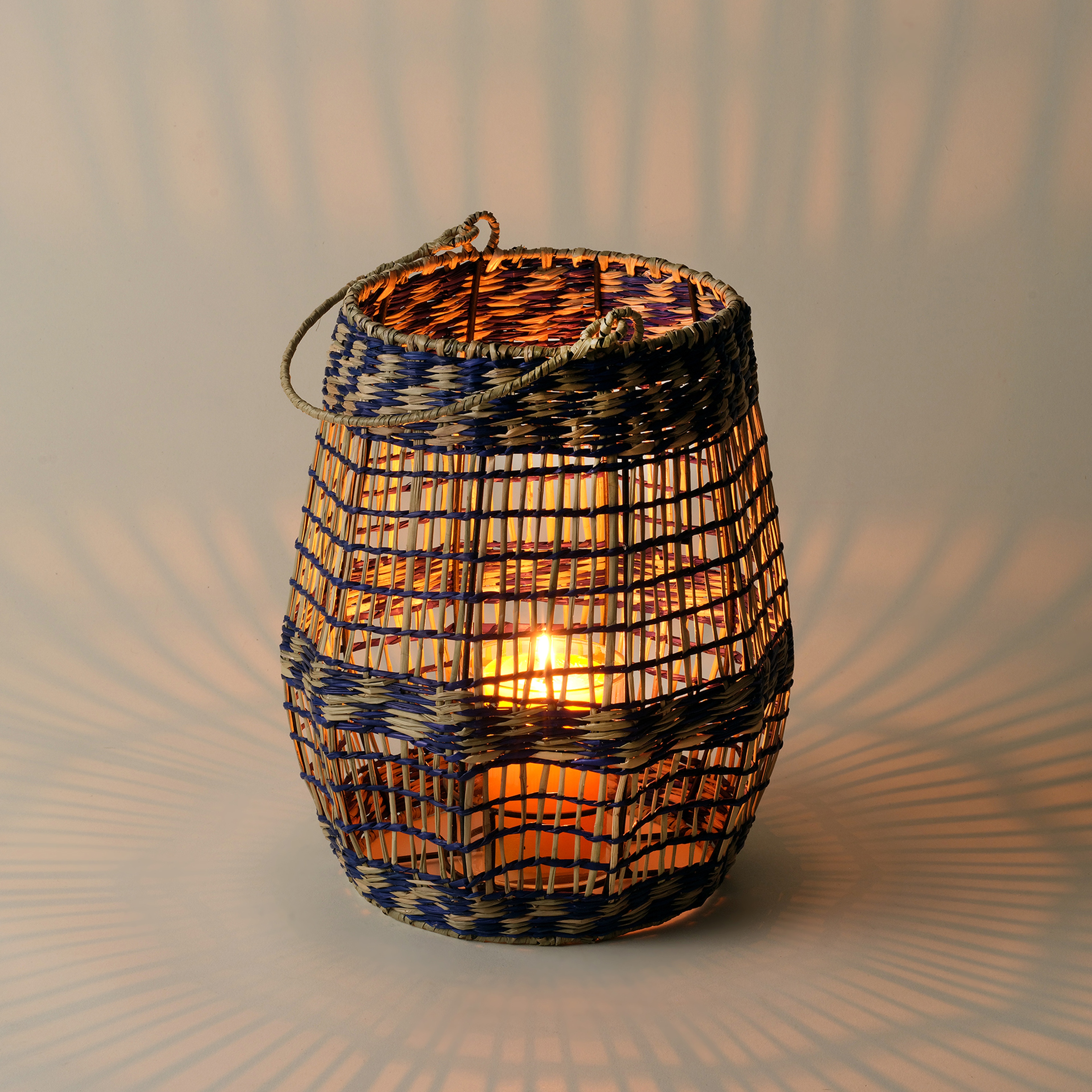 Tam Dao Deniz Çayırı Fener 24x 18x 28 Cm Mavi