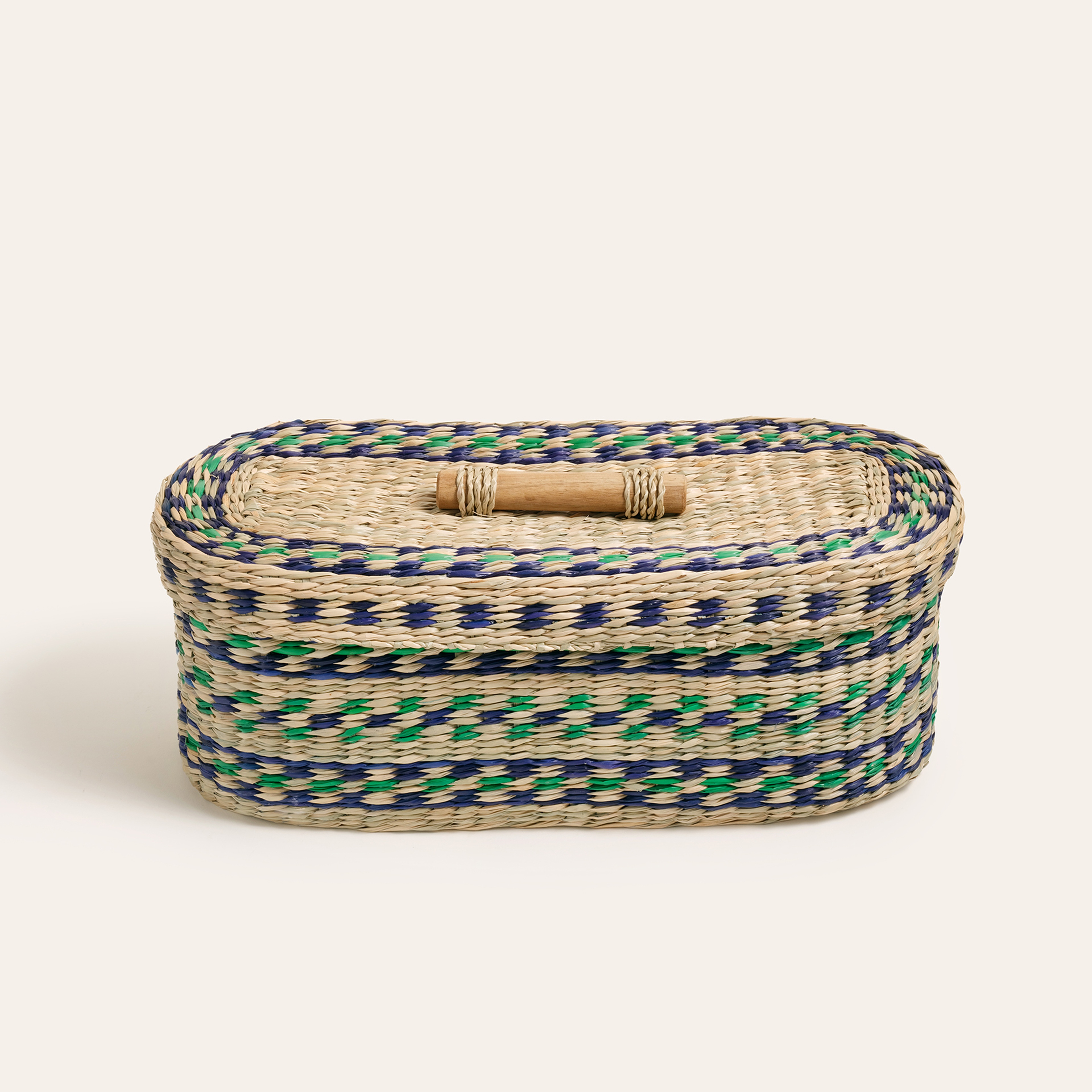 Tam Dao Deniz Çayırı Sepet 40x15x16 Cm Renkli