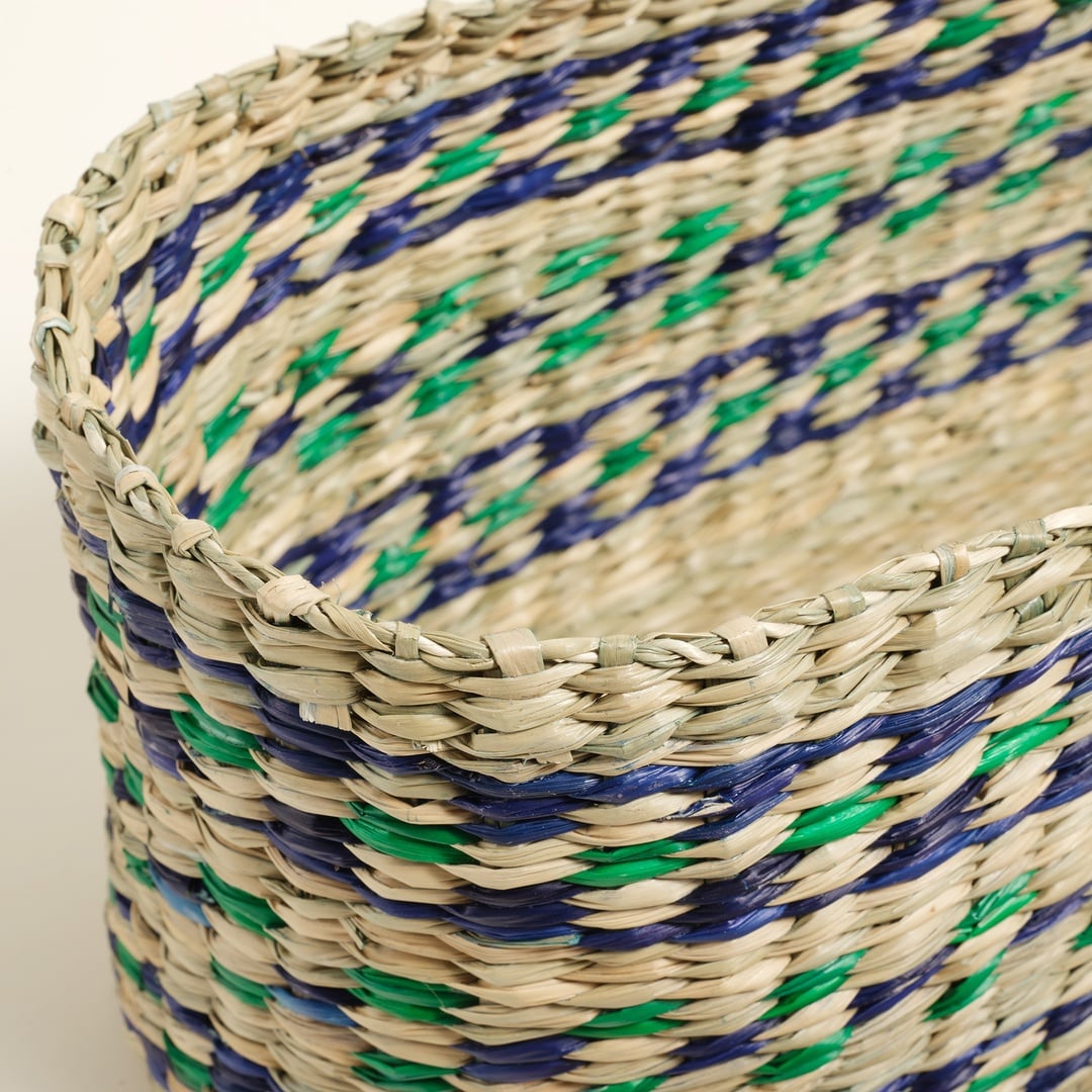 Tam Dao Deniz Çayırı Sepet 40x15x16 Cm Renkli