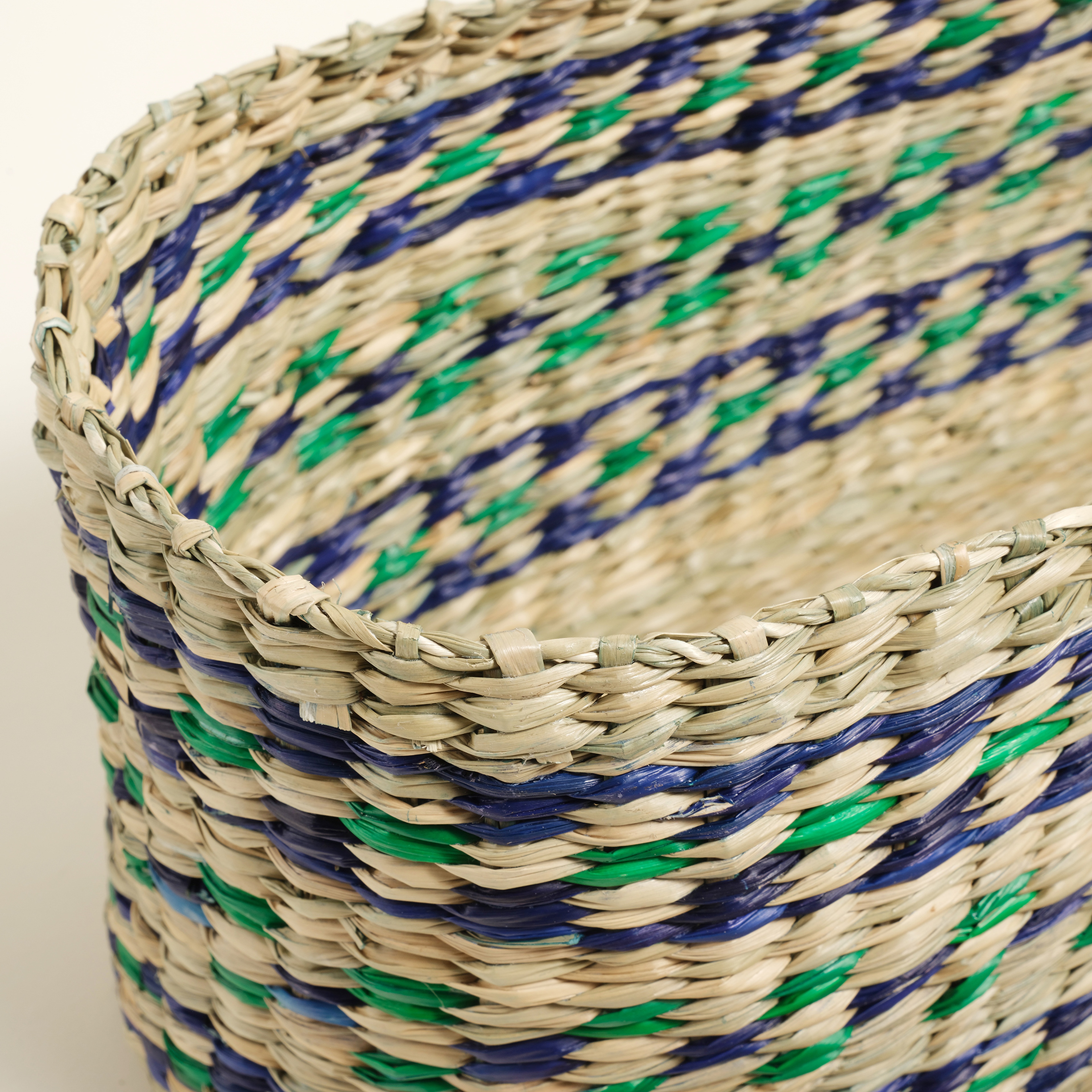 Tam Dao Deniz Çayırı Sepet 40x15x16 Cm Renkli