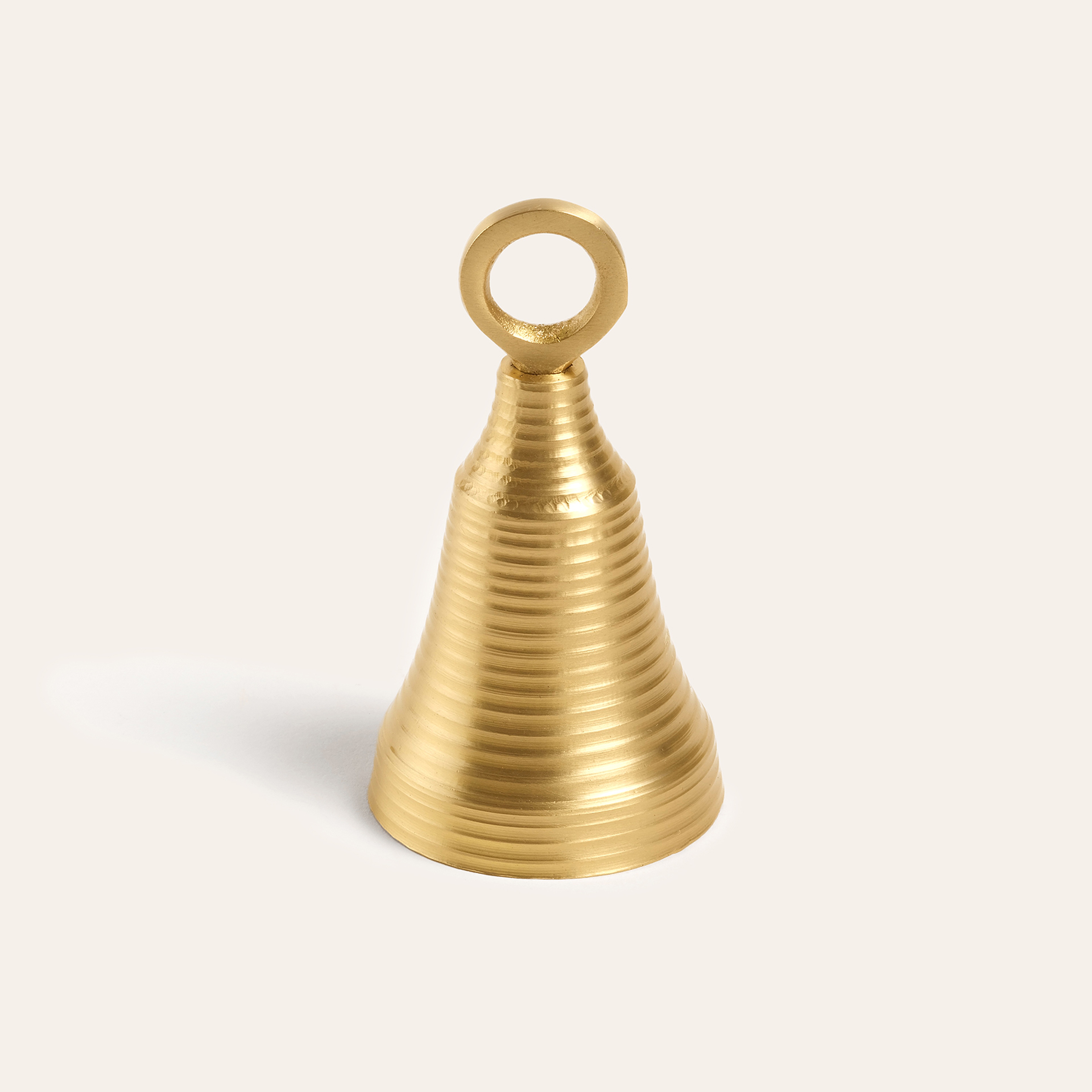 Lotus Pirinç Dekoratif Obje 5x5x9 Cm Mat Altın