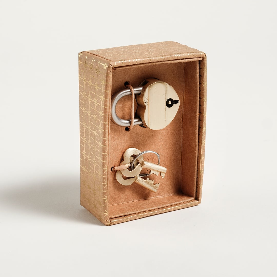 Lotus Pirinç Dekoratif Obje 3x3x4 Cm Altın