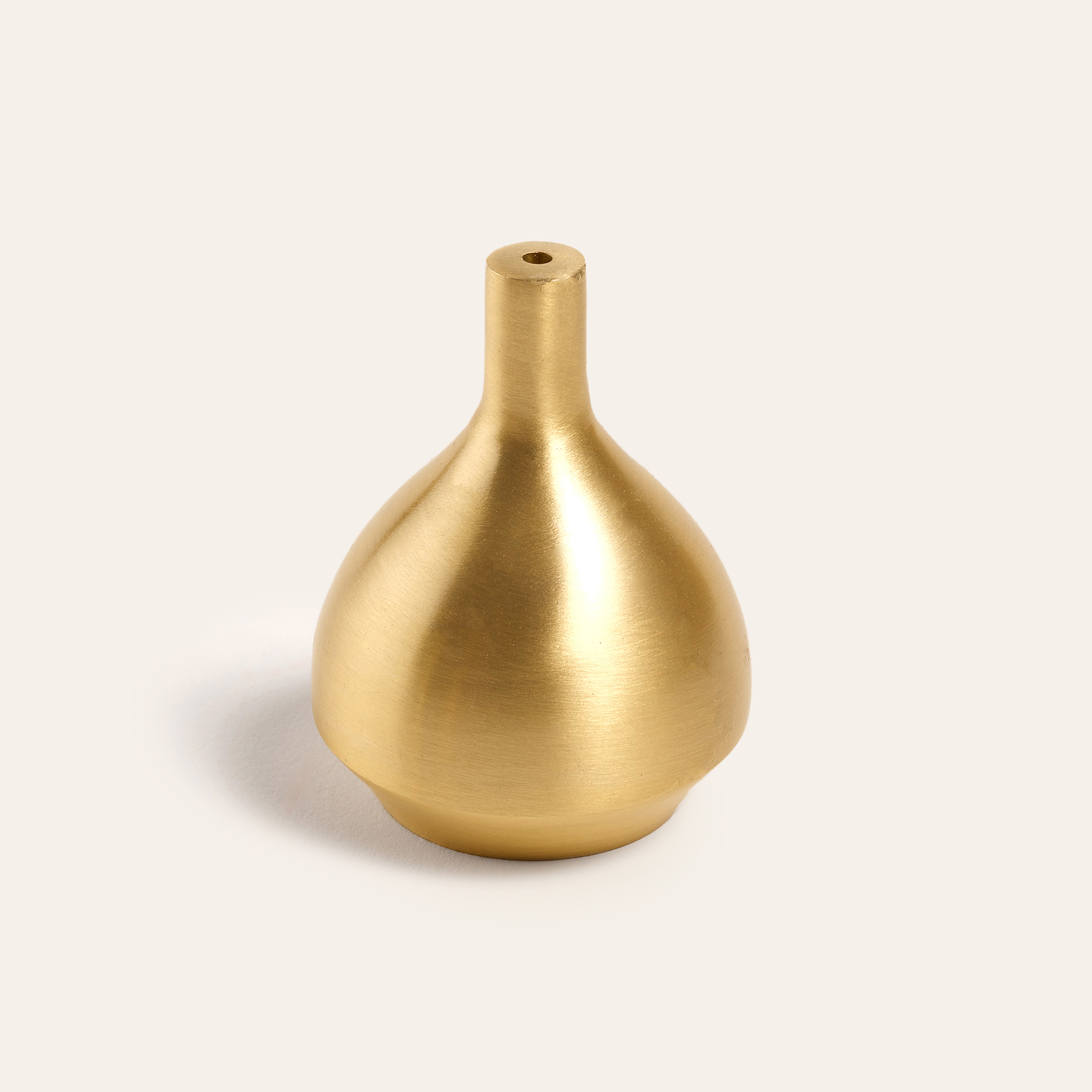 Lotus Pirinç Tütsü Tutucu 4x4x5 Cm Mat Altın