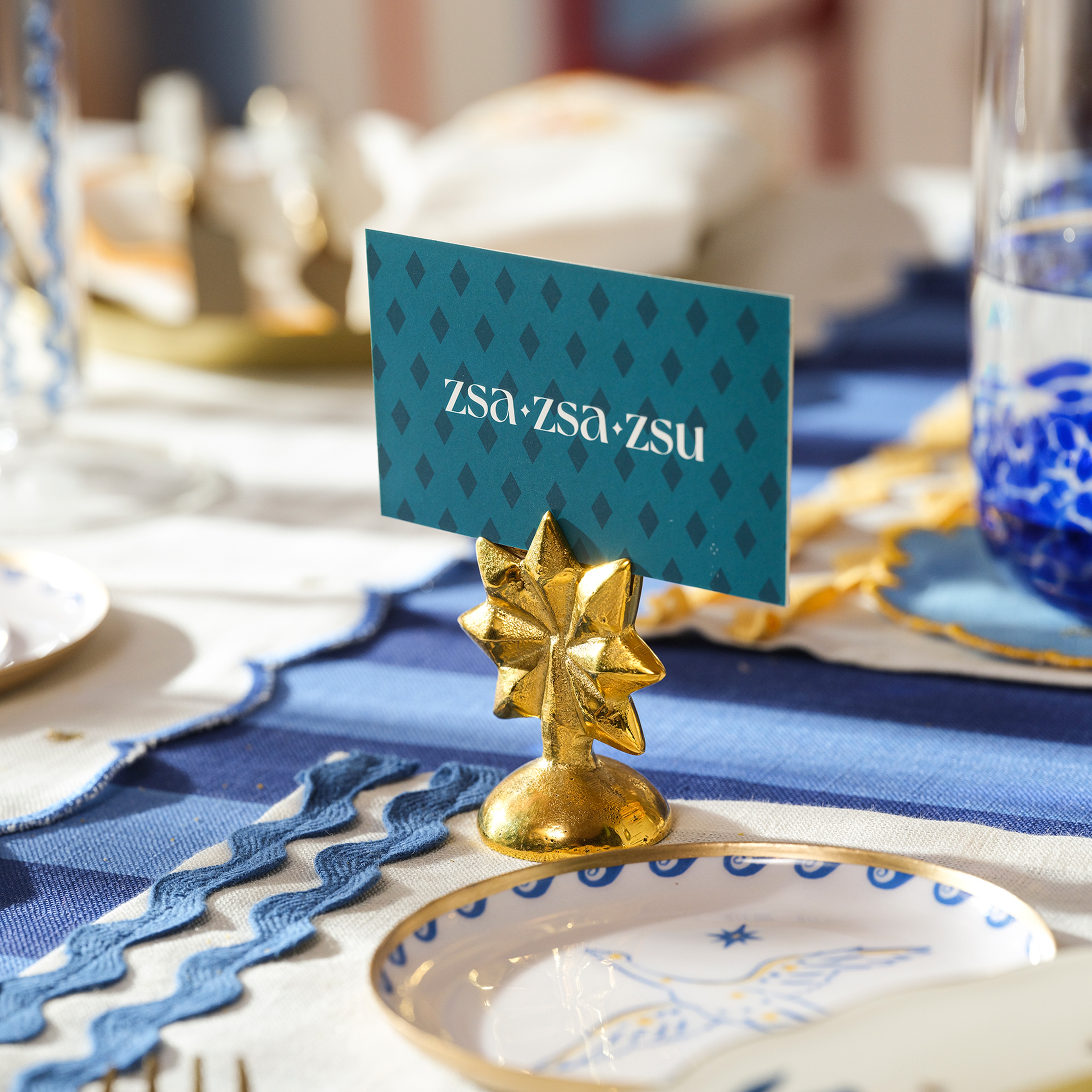 Lotus Pirinç Dekoratif Obje 5x3x6 Cm Altın