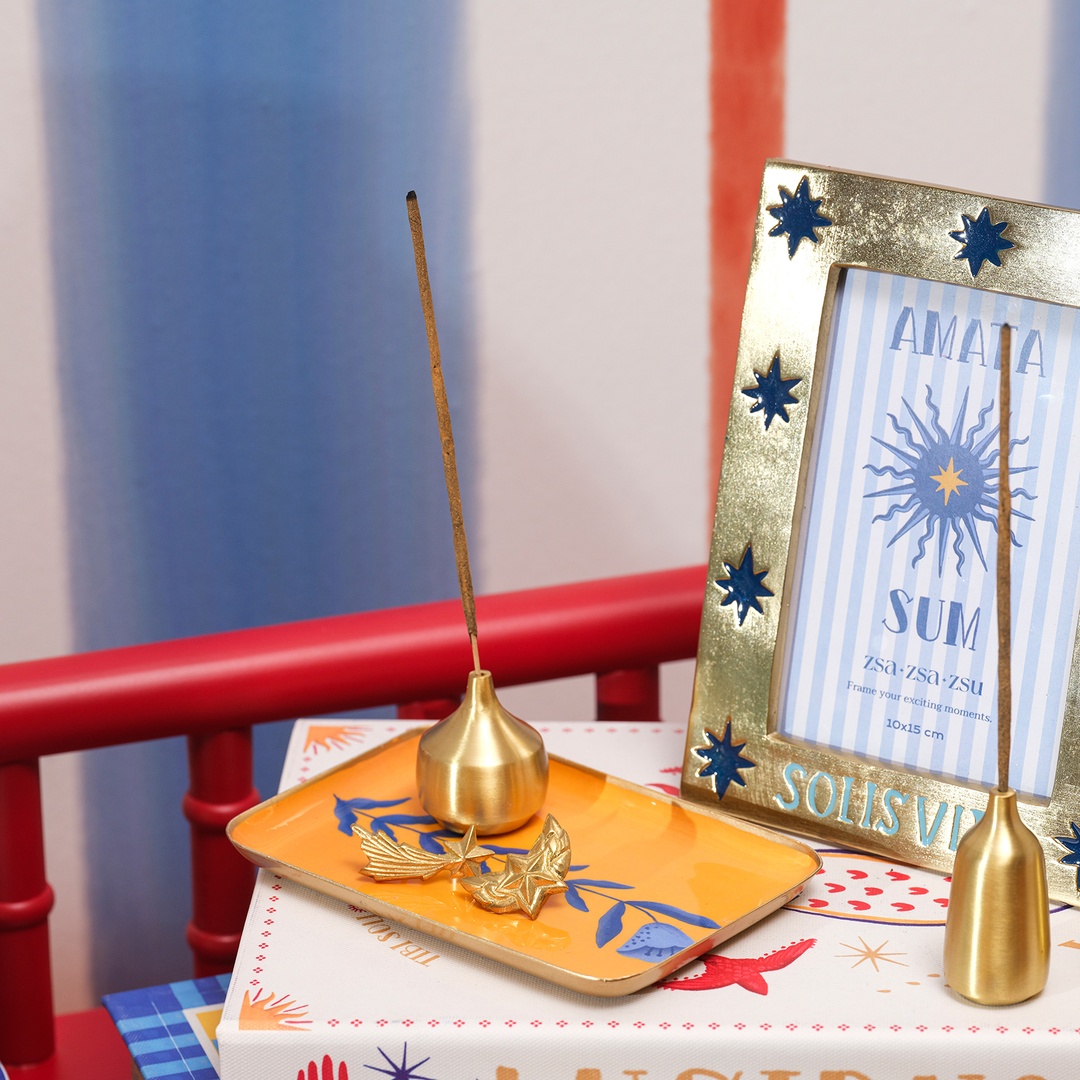 Lotus Pirinç Dekoratif Obje 3x3x2 Cm Altın