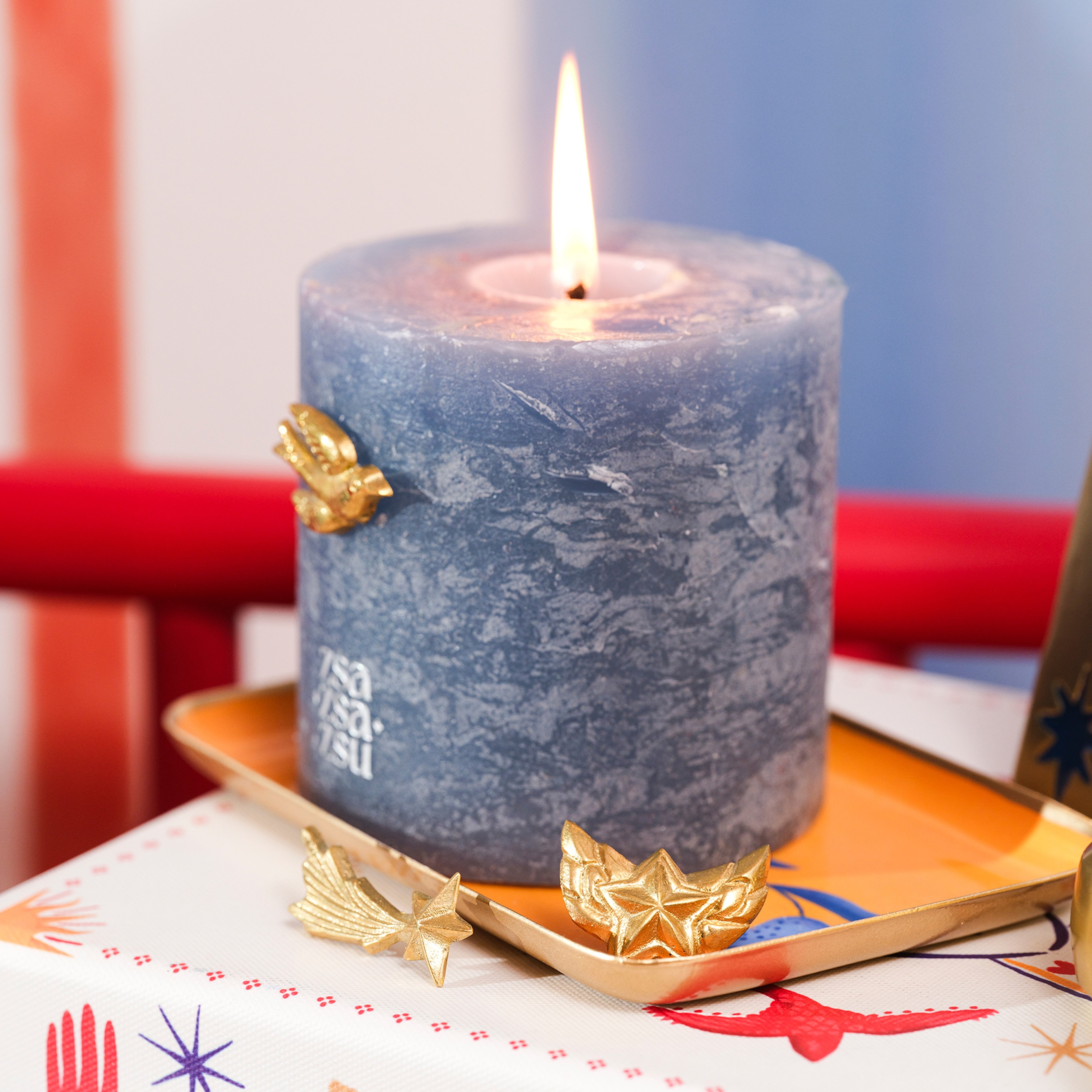 Lotus Pirinç Dekoratif Obje 3x3x2 Cm Altın