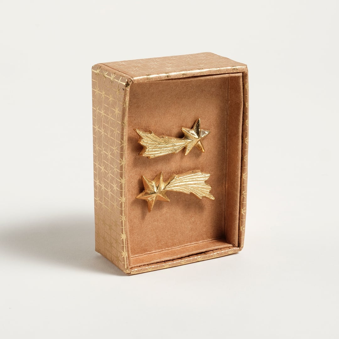 Lotus Pirinç Dekoratif Obje 4x4x2 Cm Altın