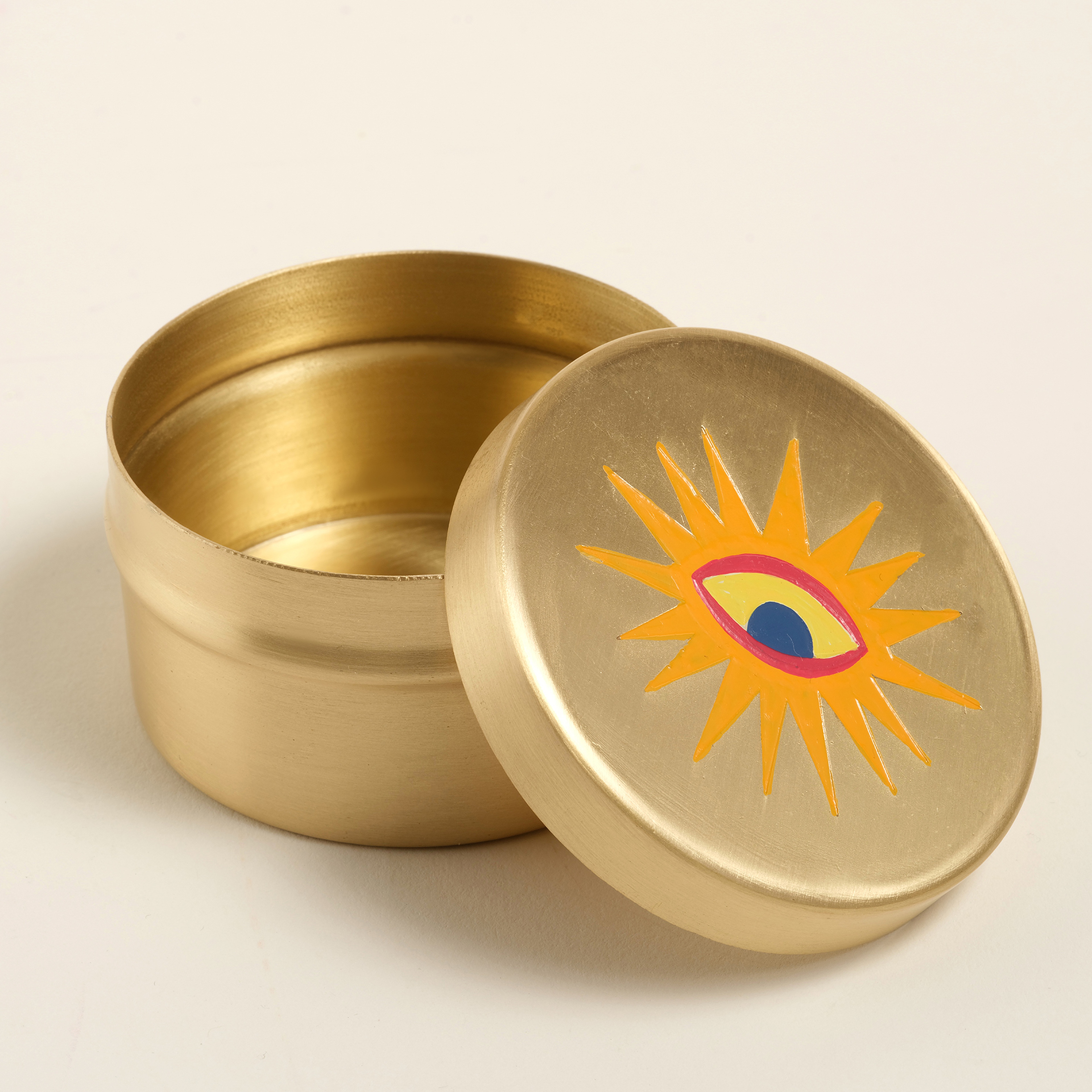 Lotus Pirinç Dekoratif Obje 7x7x4 Cm Altın