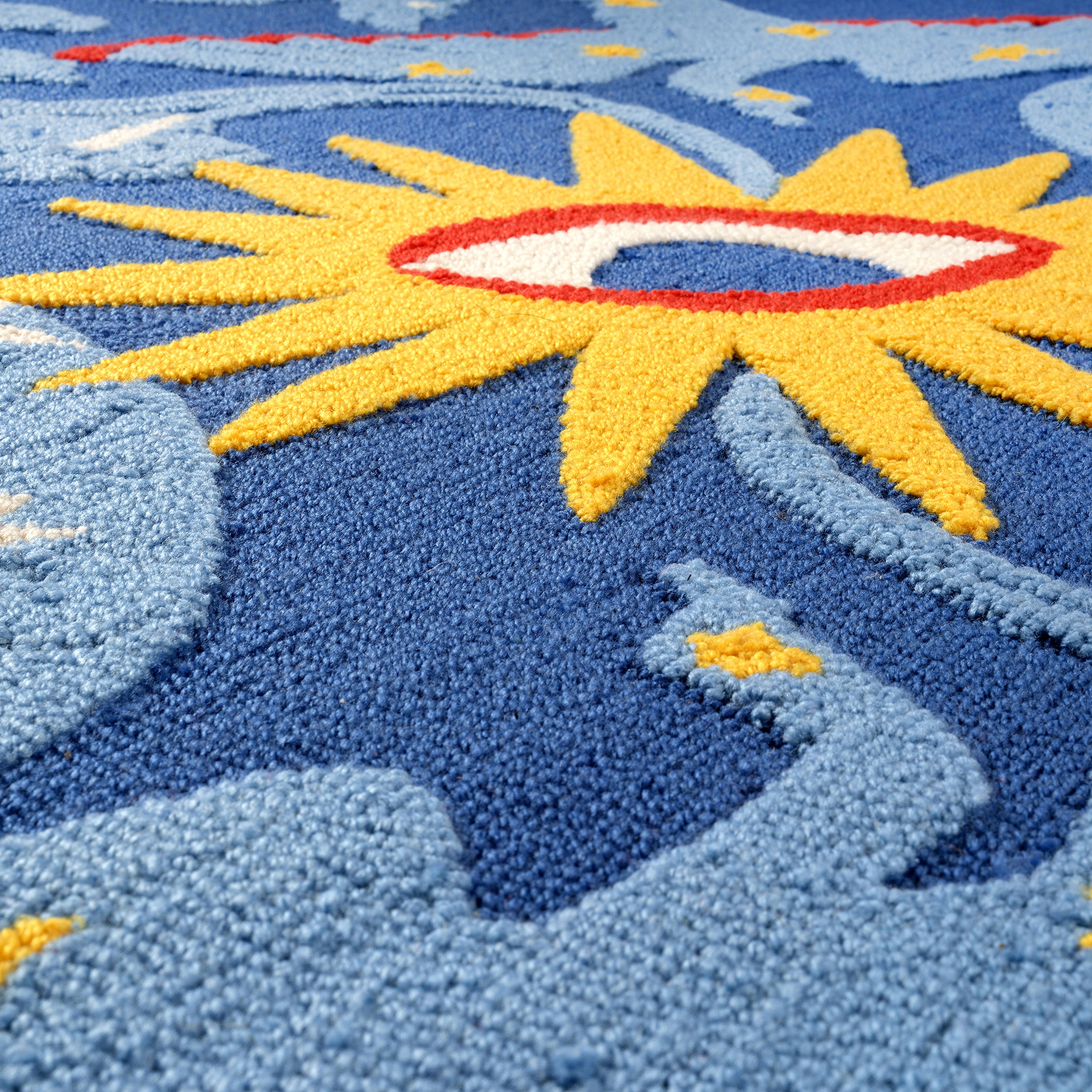 Laxıa Polyester Halı 160x230 Cm Mavi