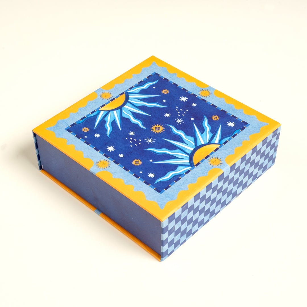 Nilüfer Dijital Baskılı Pamuk Peçete 25x25 Cm Renkli