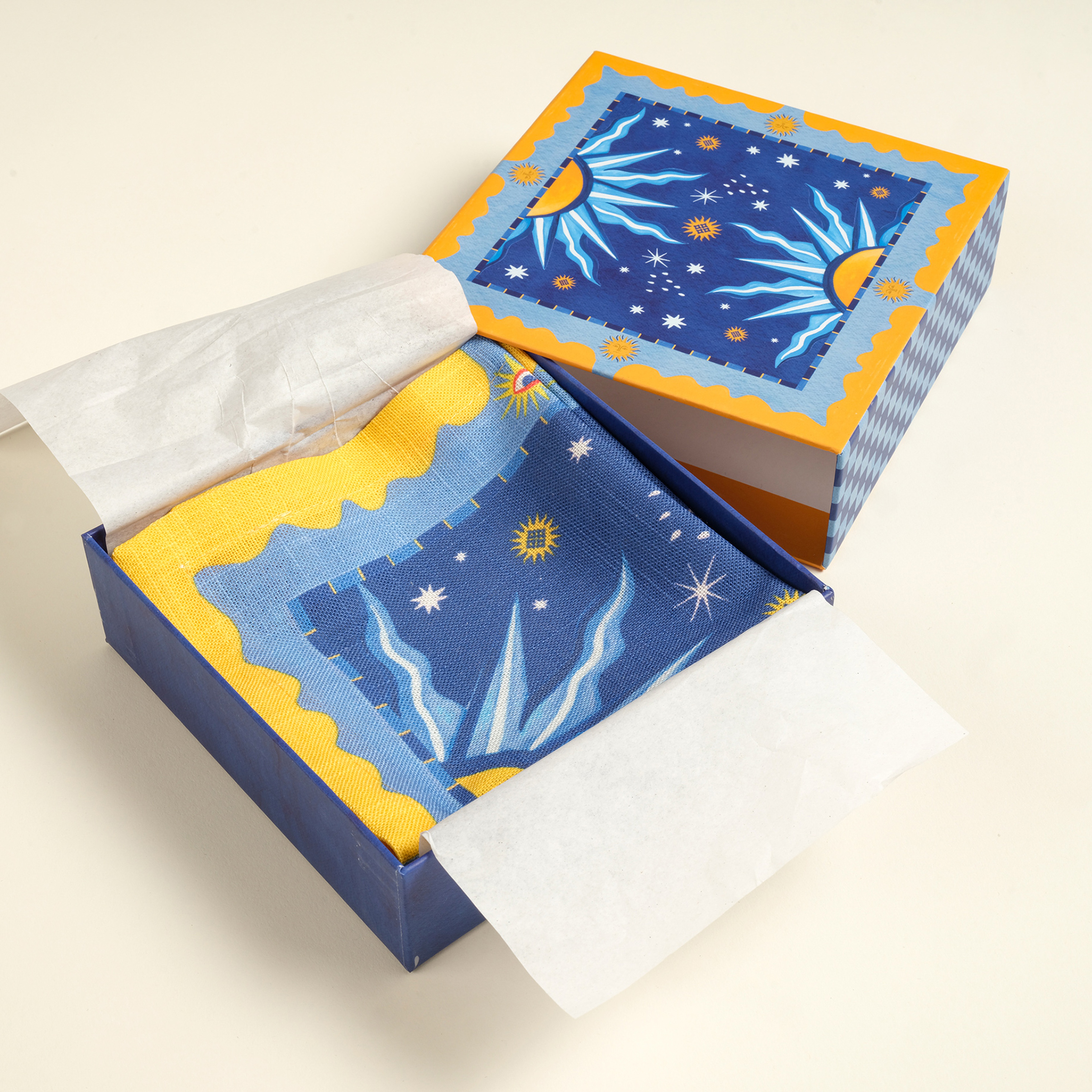 Nilüfer Dijital Baskılı Pamuk Peçete 25x25 Cm Renkli