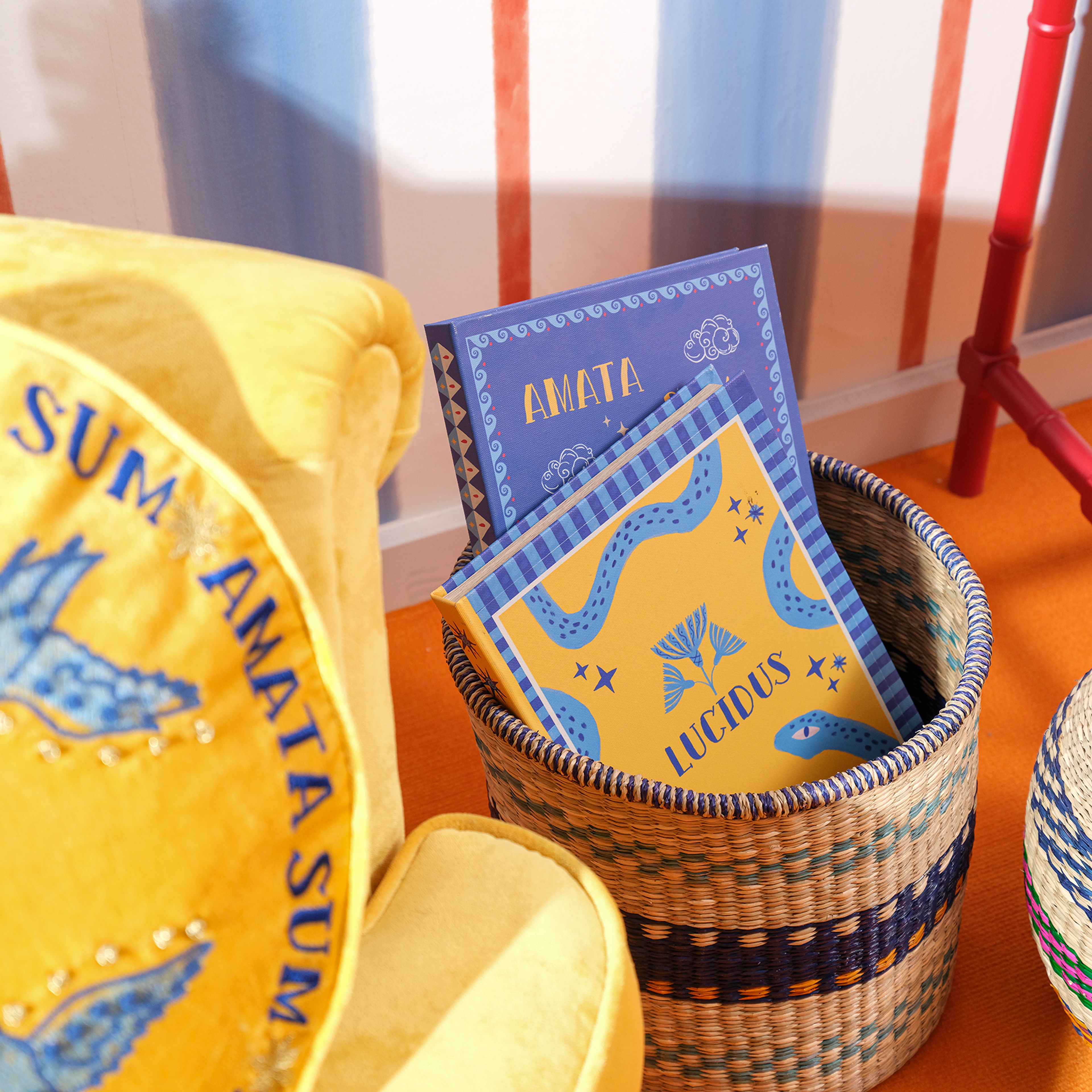 Olbıa Kanvas - Polistren - Kadife Dekoratif Kutu 23x24 Cm Renkli