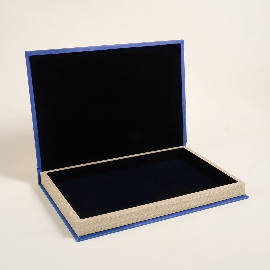 Olbıa Kanvas - Polistren - Kadife Dekoratif Kutu 23x24 Cm Renkli