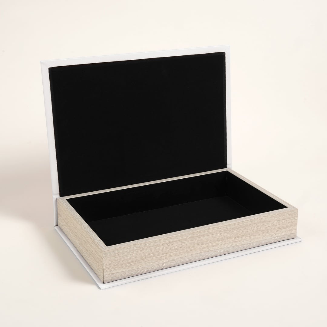 Olbıa Kanvas - Polistren - Kadife Dekoratif Kutu 19x30 Cm Renkli