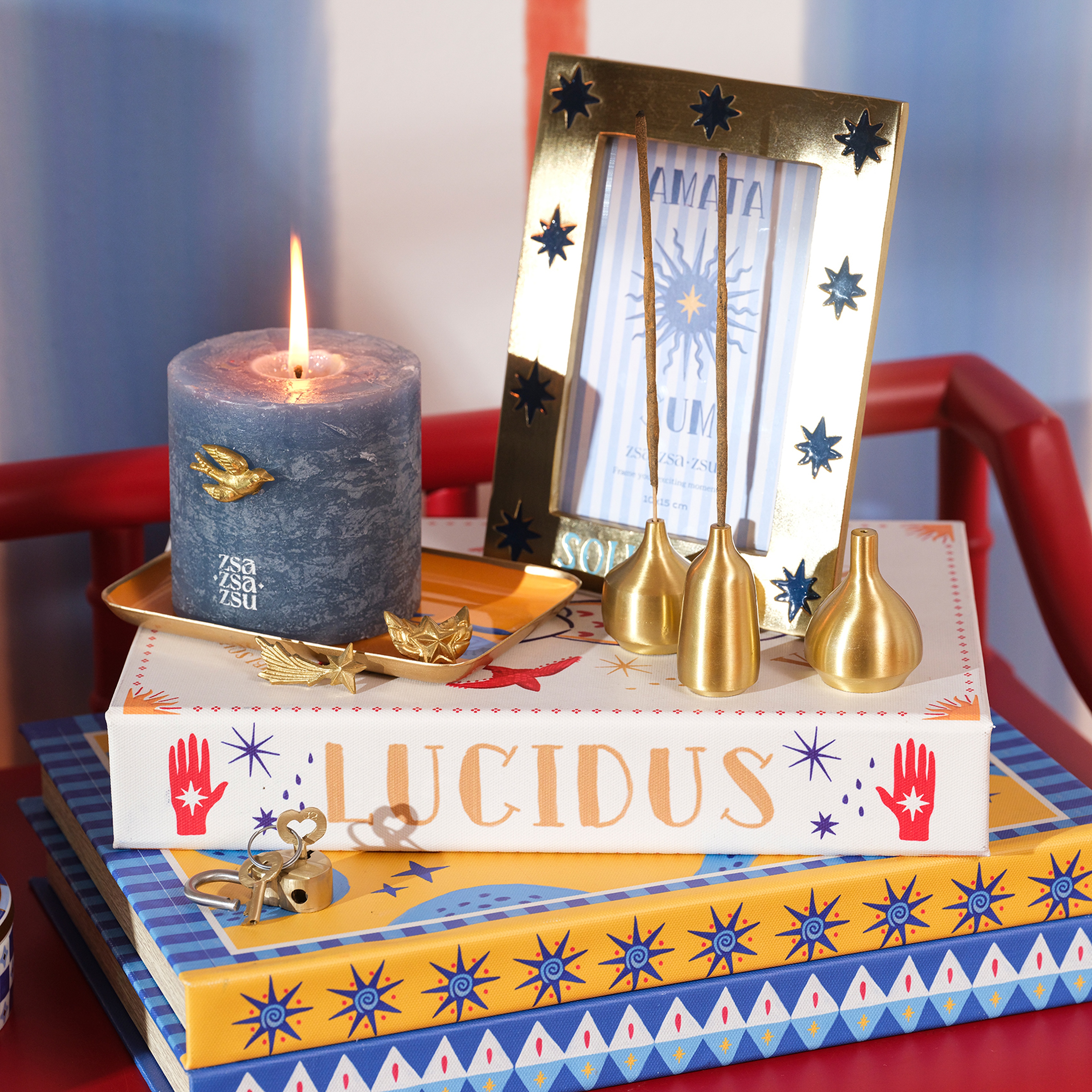 Olbıa Kanvas - Polistren - Kadife Dekoratif Kutu 19x30 Cm Renkli