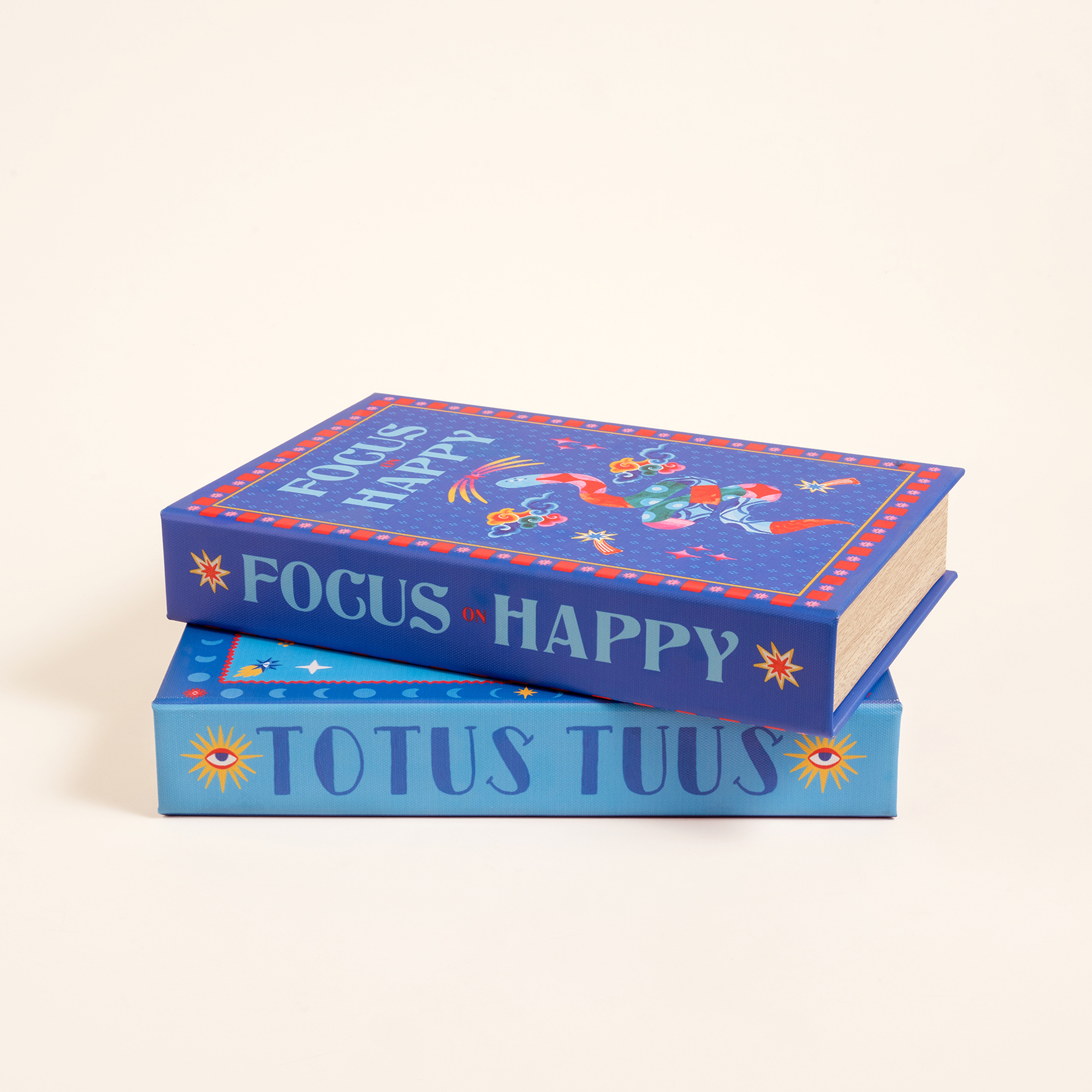 Olbıa Kanvas - Polistren - Kadife Dekoratif Kutu 19x30 Cm Renkli