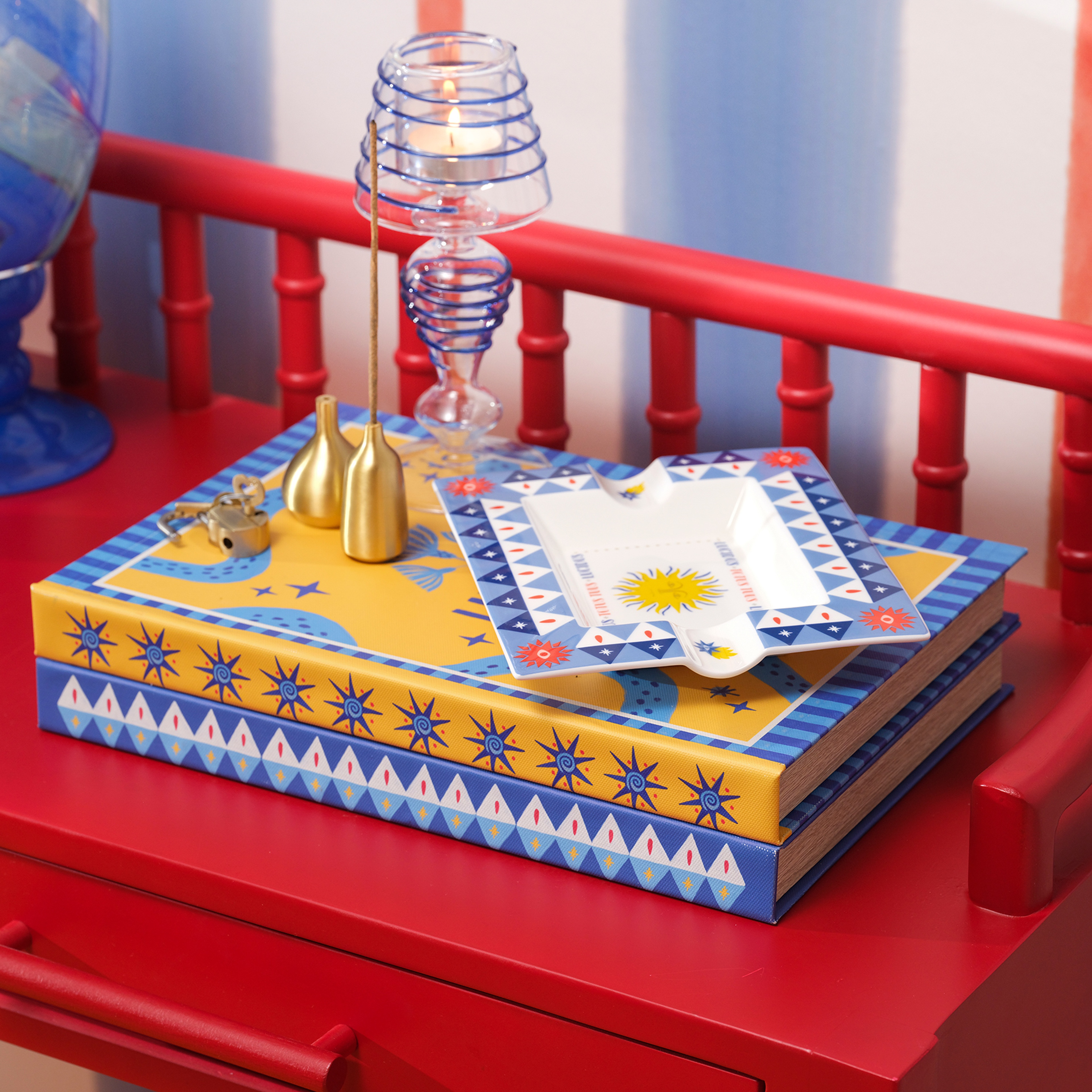 Olbıa Kanvas - Polistren - Kadife Dekoratif Kutu 23x34 Cm Renkli