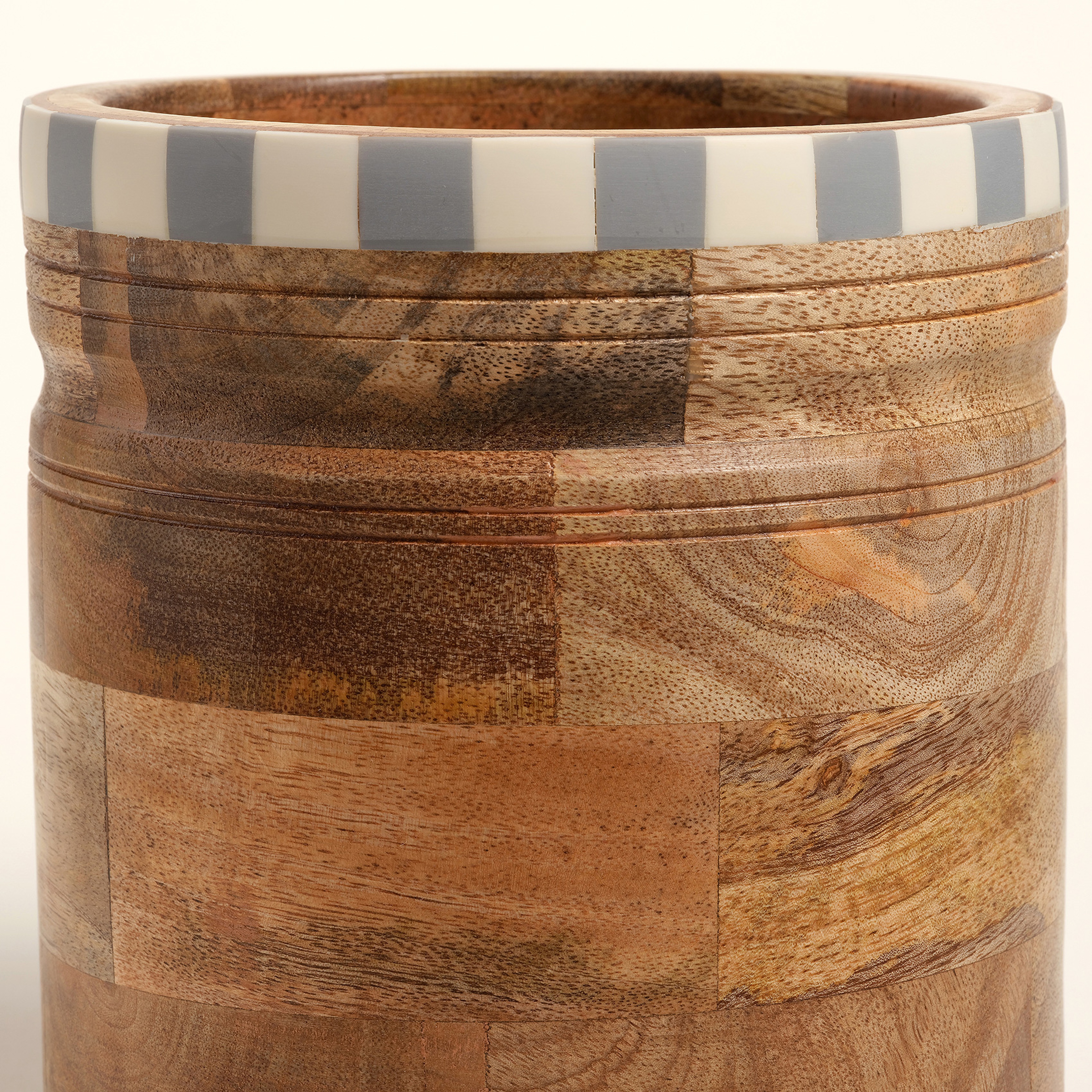 Nohar Mango Ağacı - Reçine Kaşıklık 15x15x18 Cm Natural - Grı