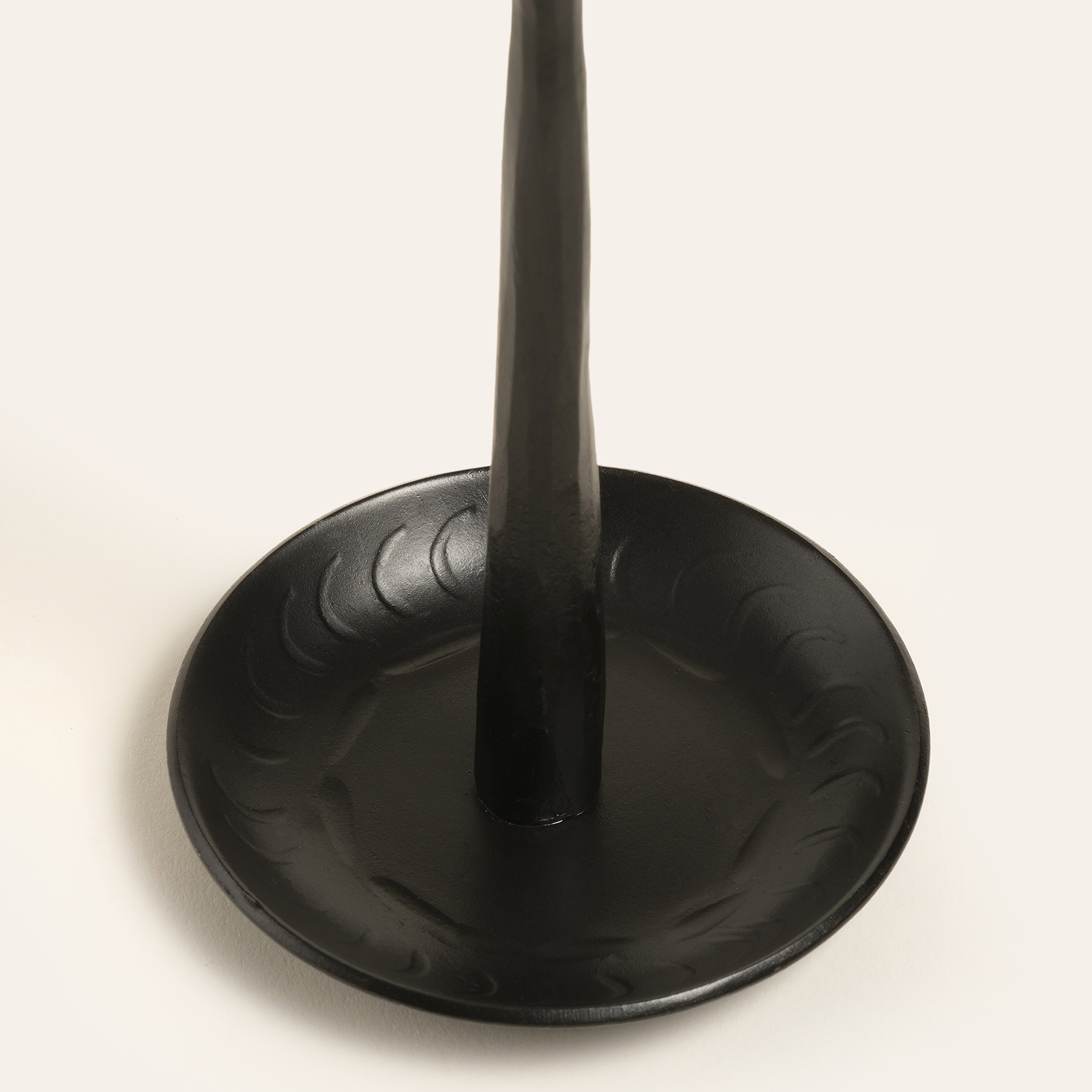 Bıjnor Metal Şamdan 10x10x25 Cm Mat Siyah